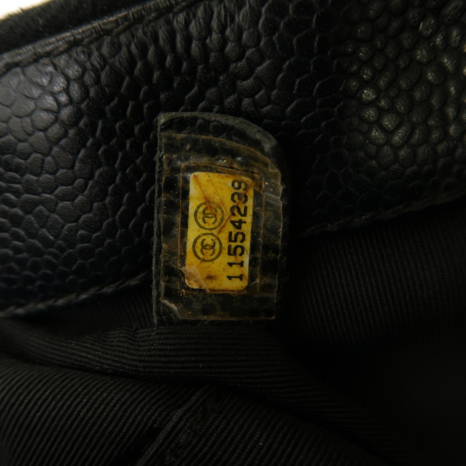 CHANEL 【激減優惠】菱格Caviar皮革GST金扣鏈帶肩背袋黑色