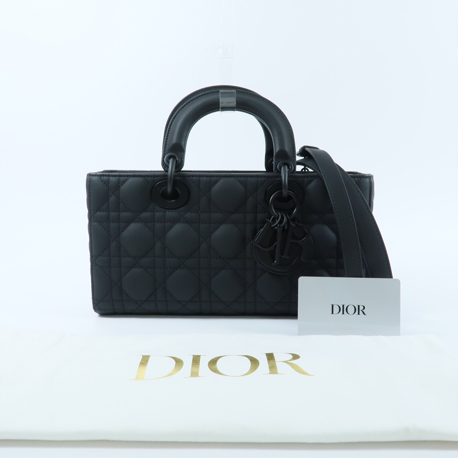 Dior 牛皮皮革Lady D-Joy Medium手挽肩背兩用袋