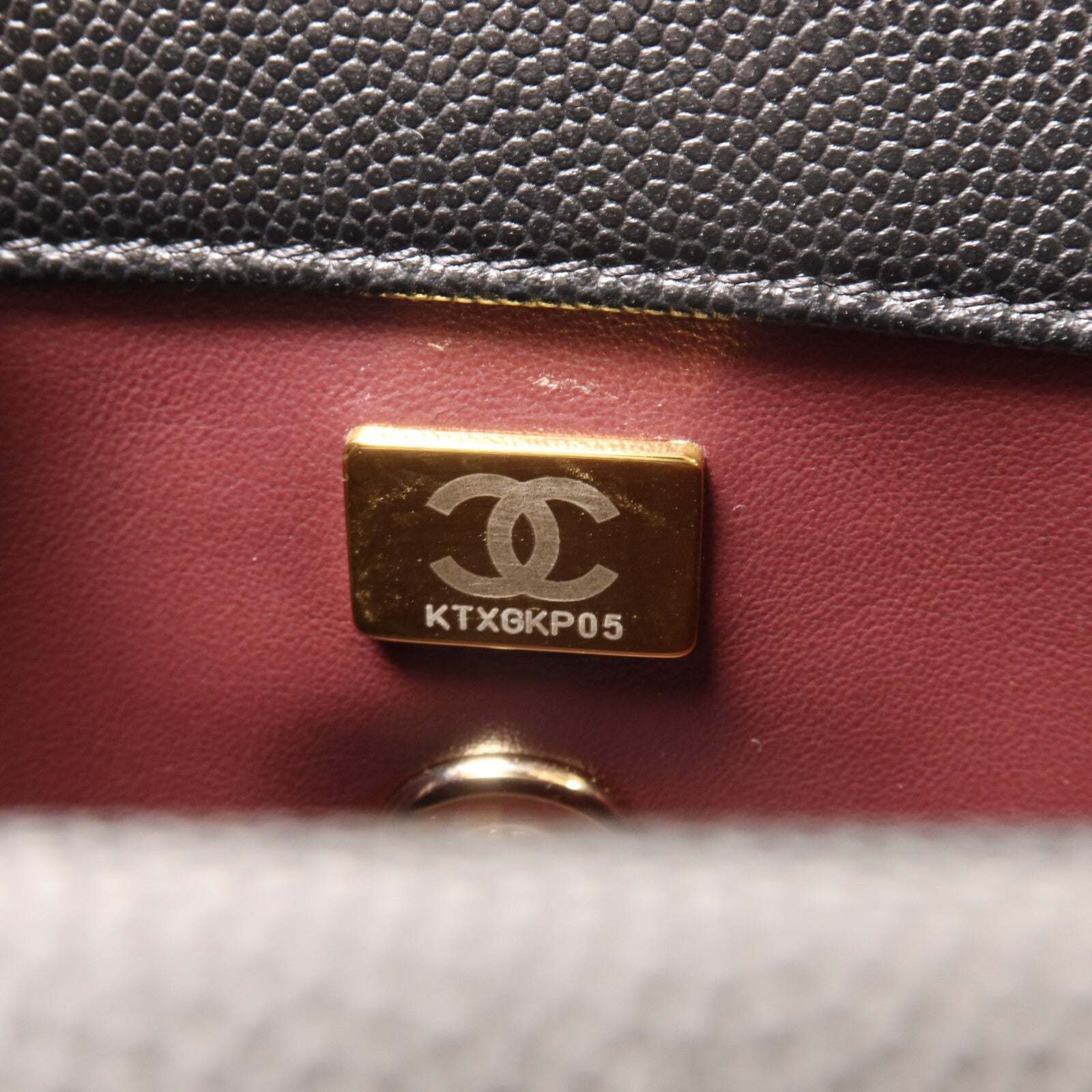 CHANEL 牛皮皮革Mini Coco Handle鏈帶手挽肩背兩用袋