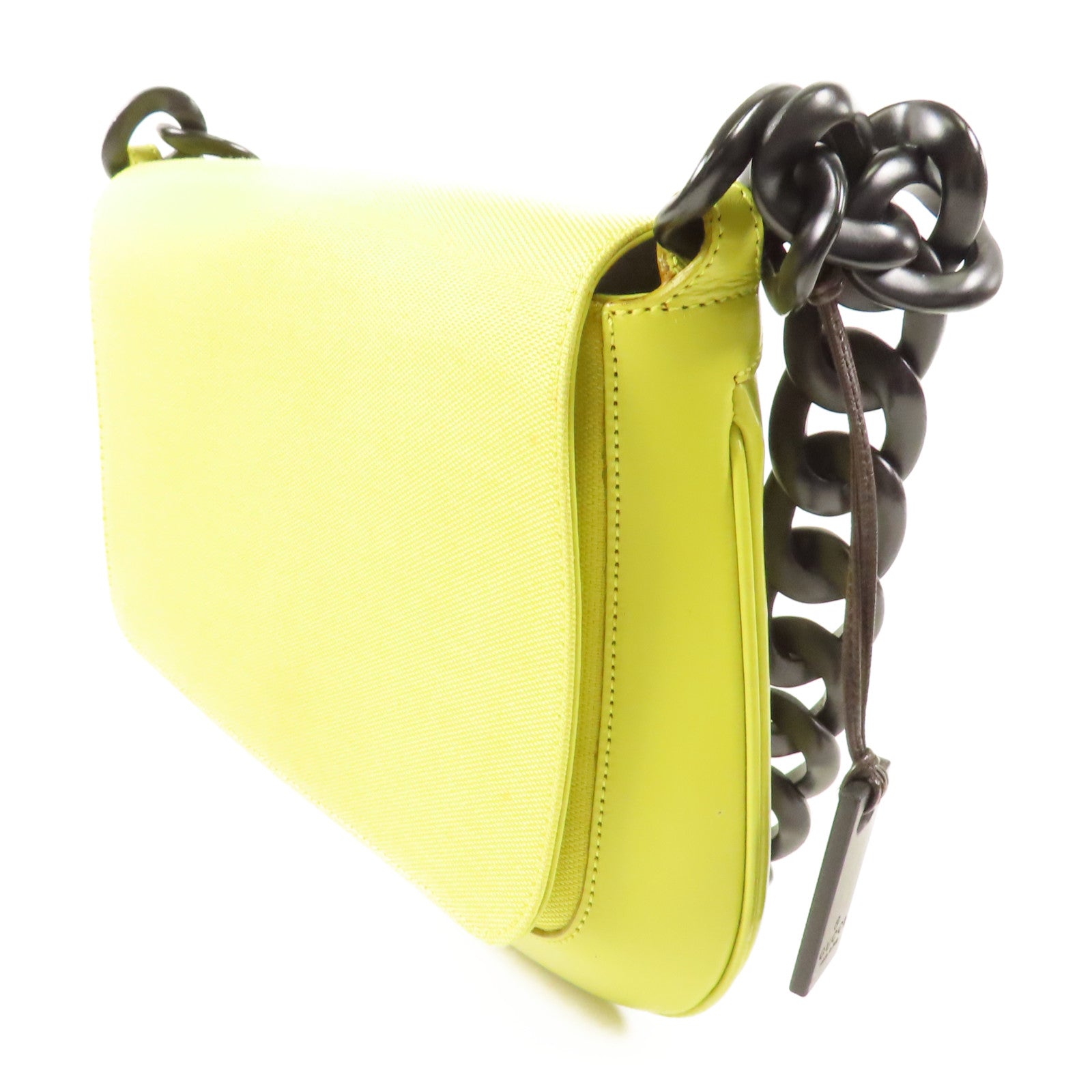 GUCCI GG SHW Shoulder Bag Canvas/Leather 0013820 Yellow