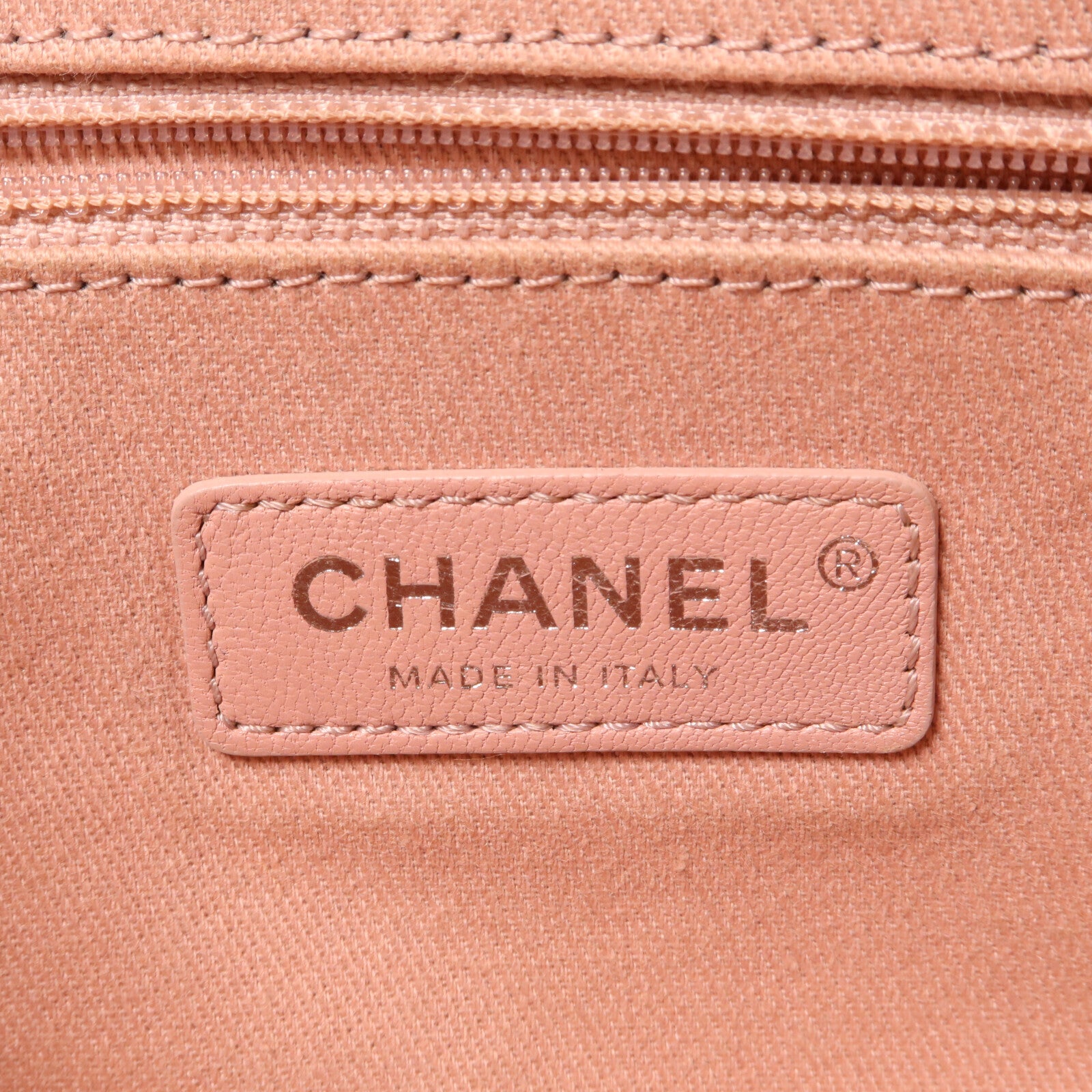 CHANEL 牛皮皮革Bowling Bag鏈帶手挽肩背兩用袋