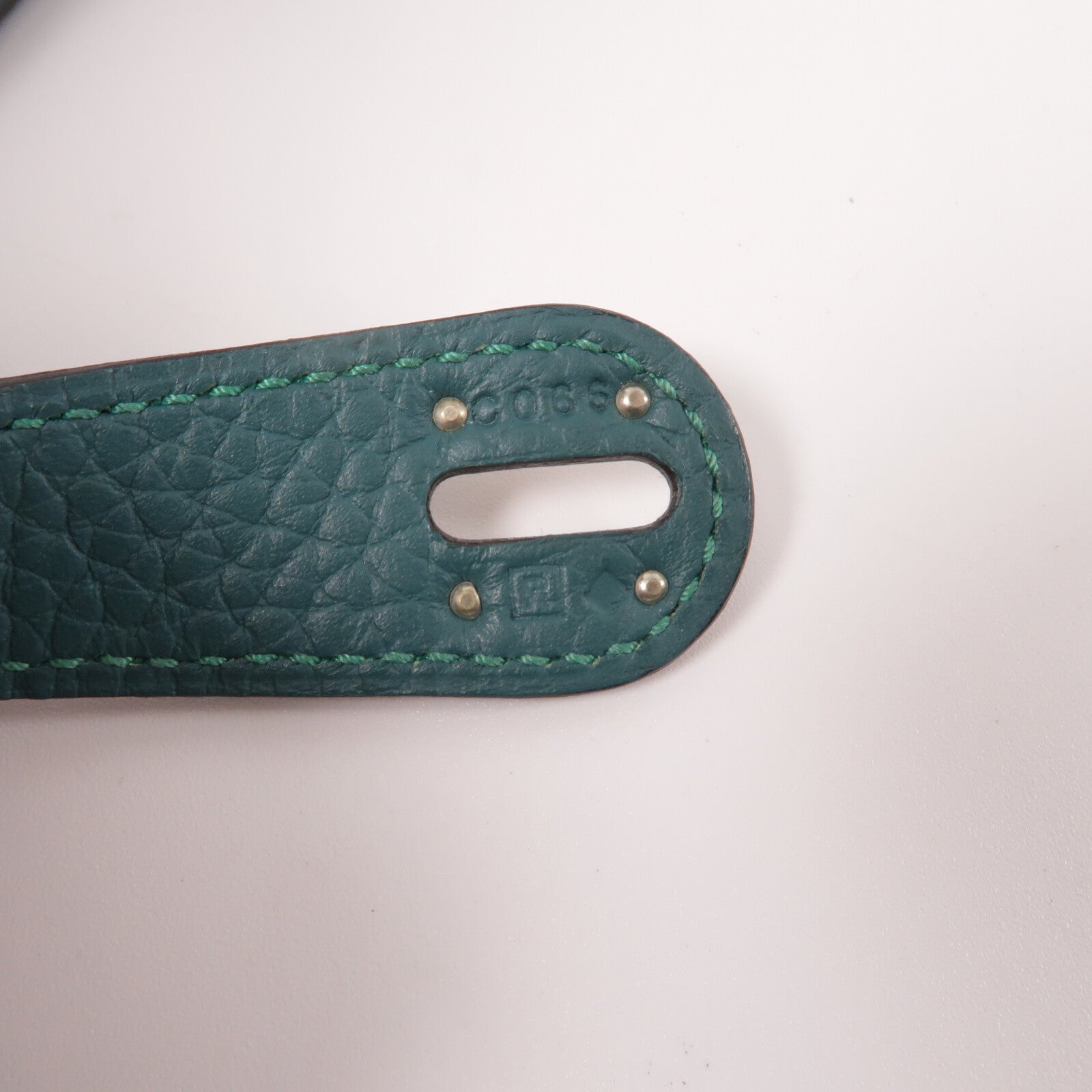 HERMES Clemence皮革Lindy 30手挽肩背兩用袋Malachite