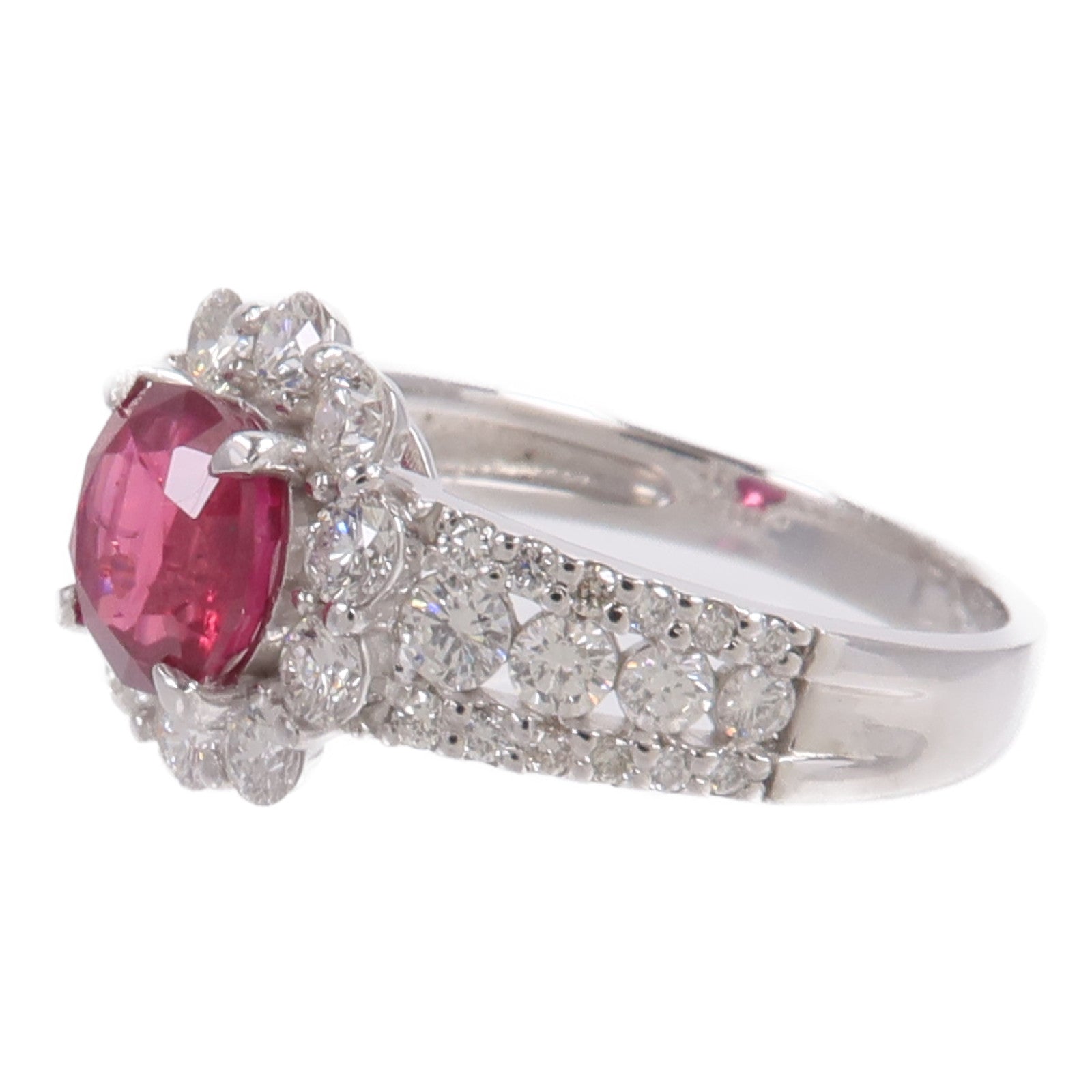 JEWELRY PT900鉑金Ruby Ring紅寶石戒指