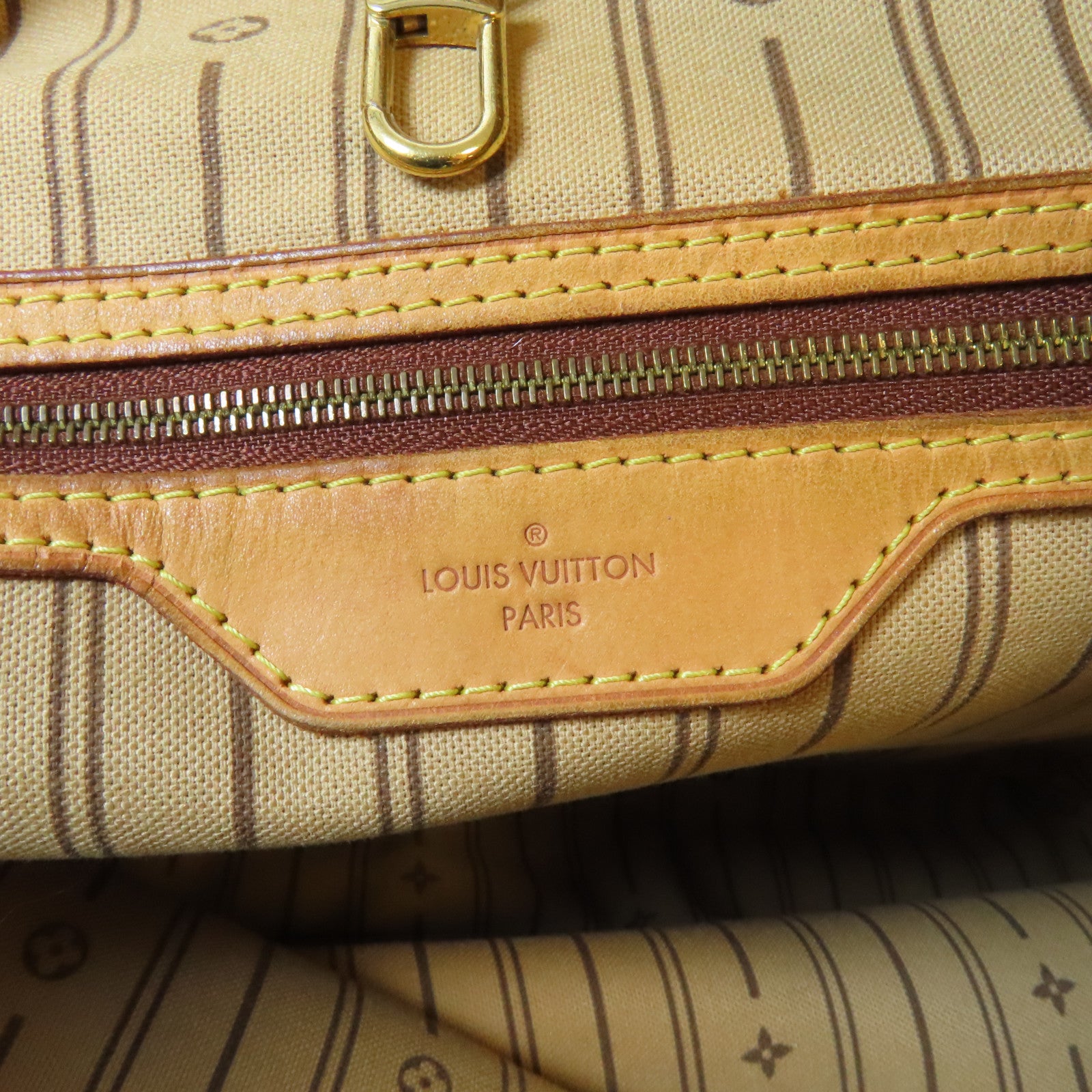 LOUIS VUITTON 【激減優惠】Monogram Deligtful MM金扣肩背袋啡色