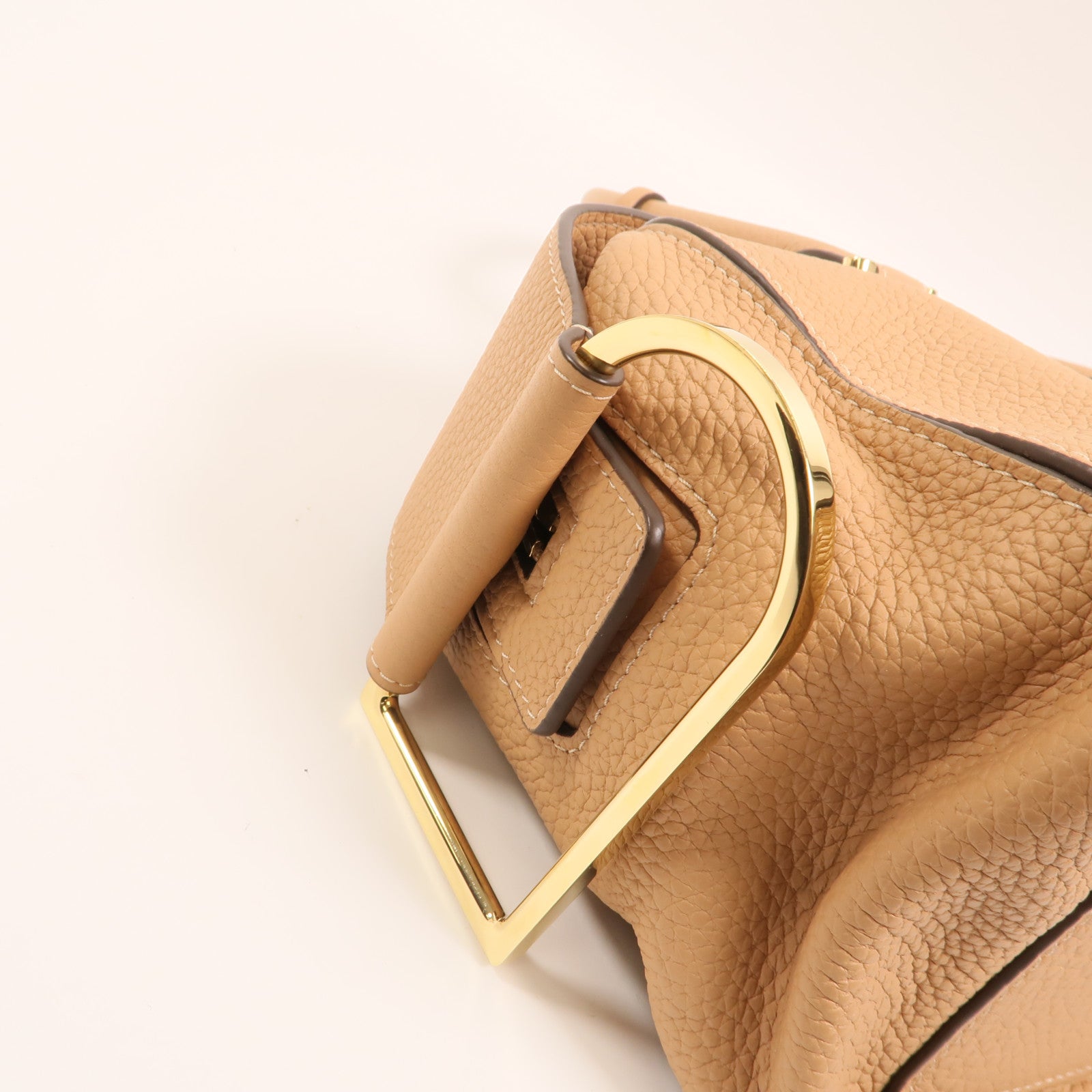 Delvaux 牛皮皮革Cool Box MM金扣手挽肩背兩用袋