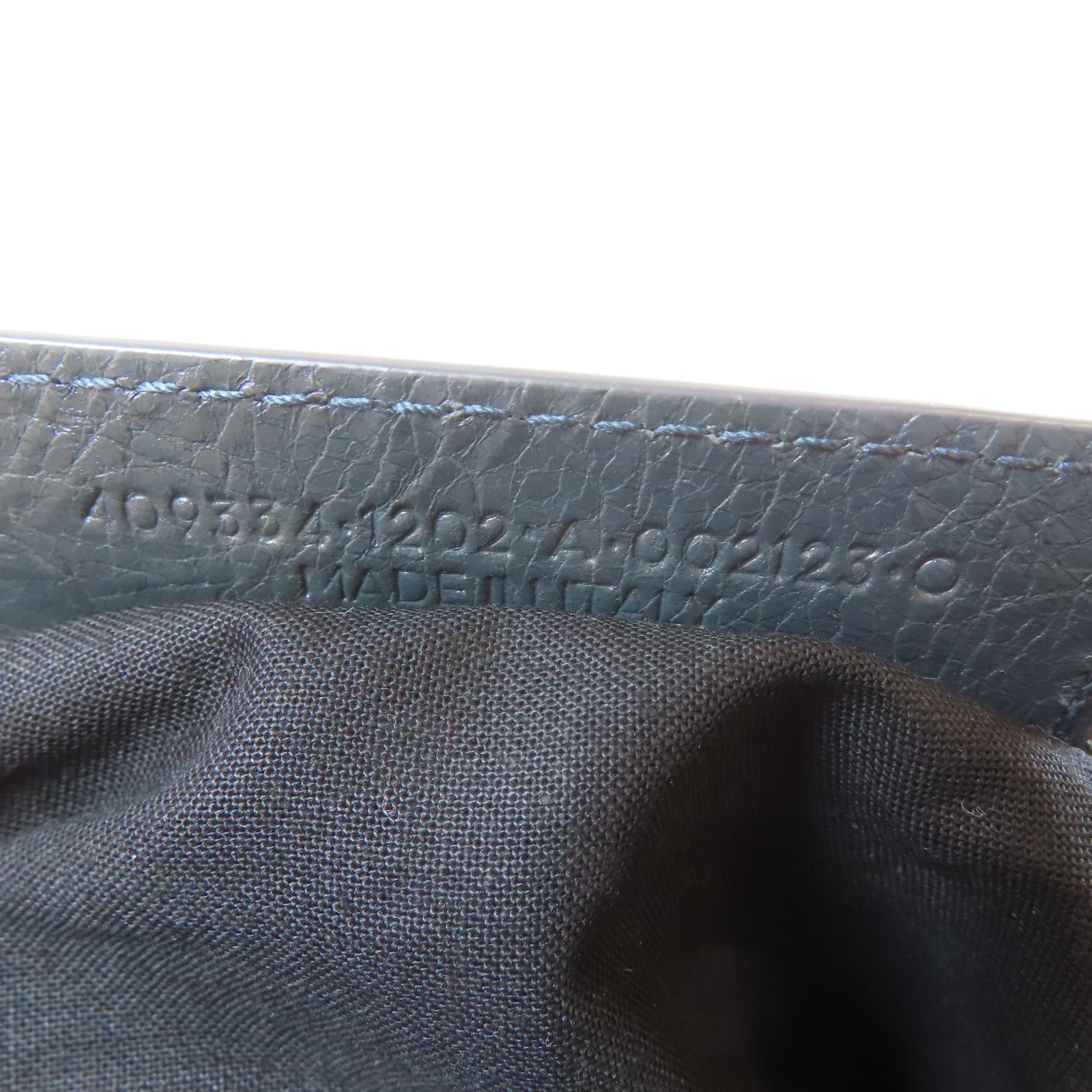 BALENCIAGA 牛皮皮革Twiggy黑扣手挽肩背兩用袋灰色