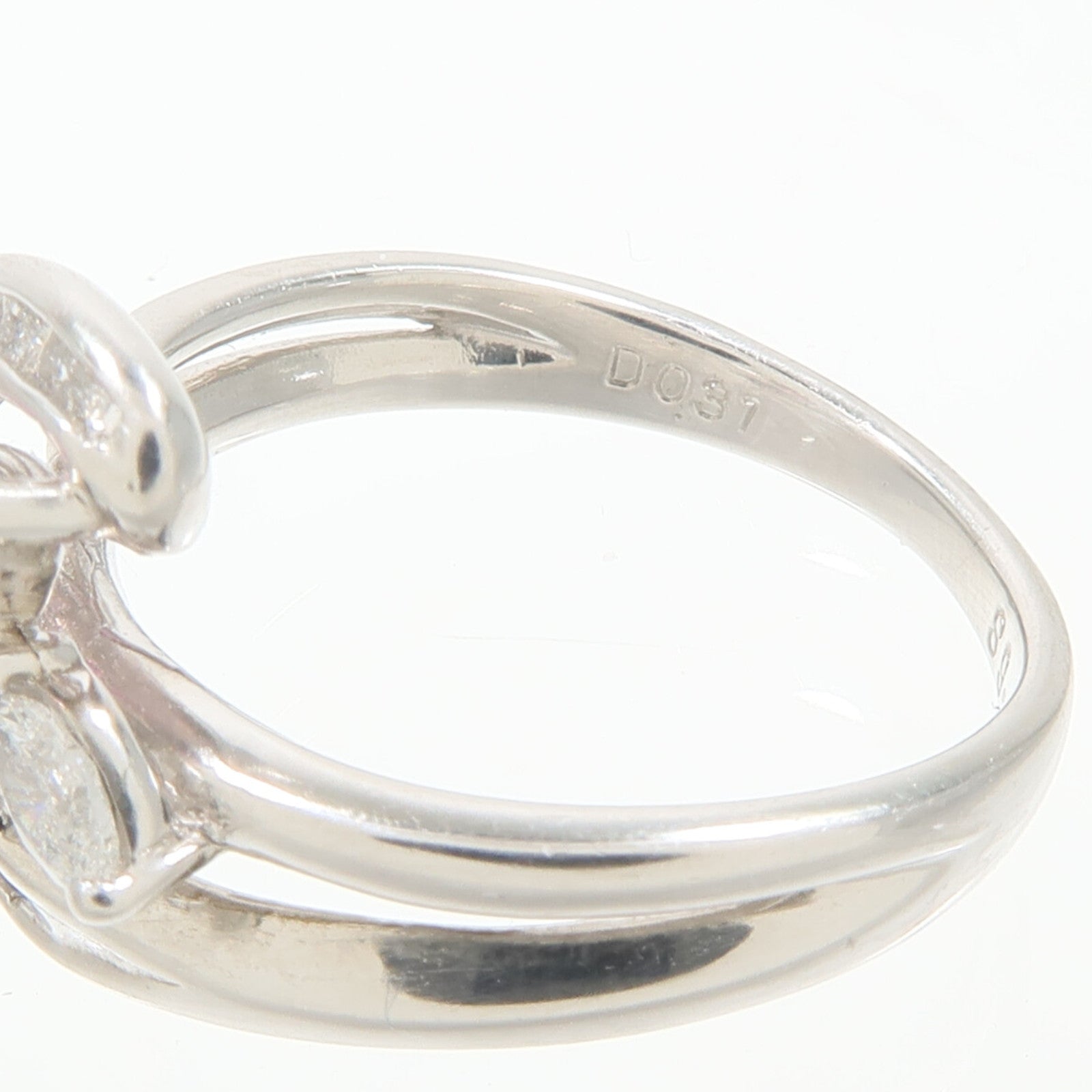 JEWELRY PT900鉑金Pink Sapphire Diamond Ring粉紅藍寶石/鑽石戒指
