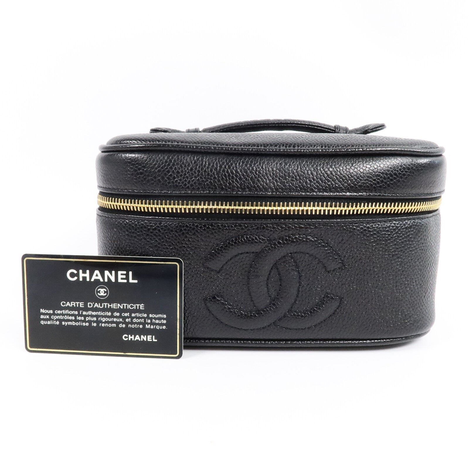 CHANEL 牛皮皮革Vintage Vanity手挽袋