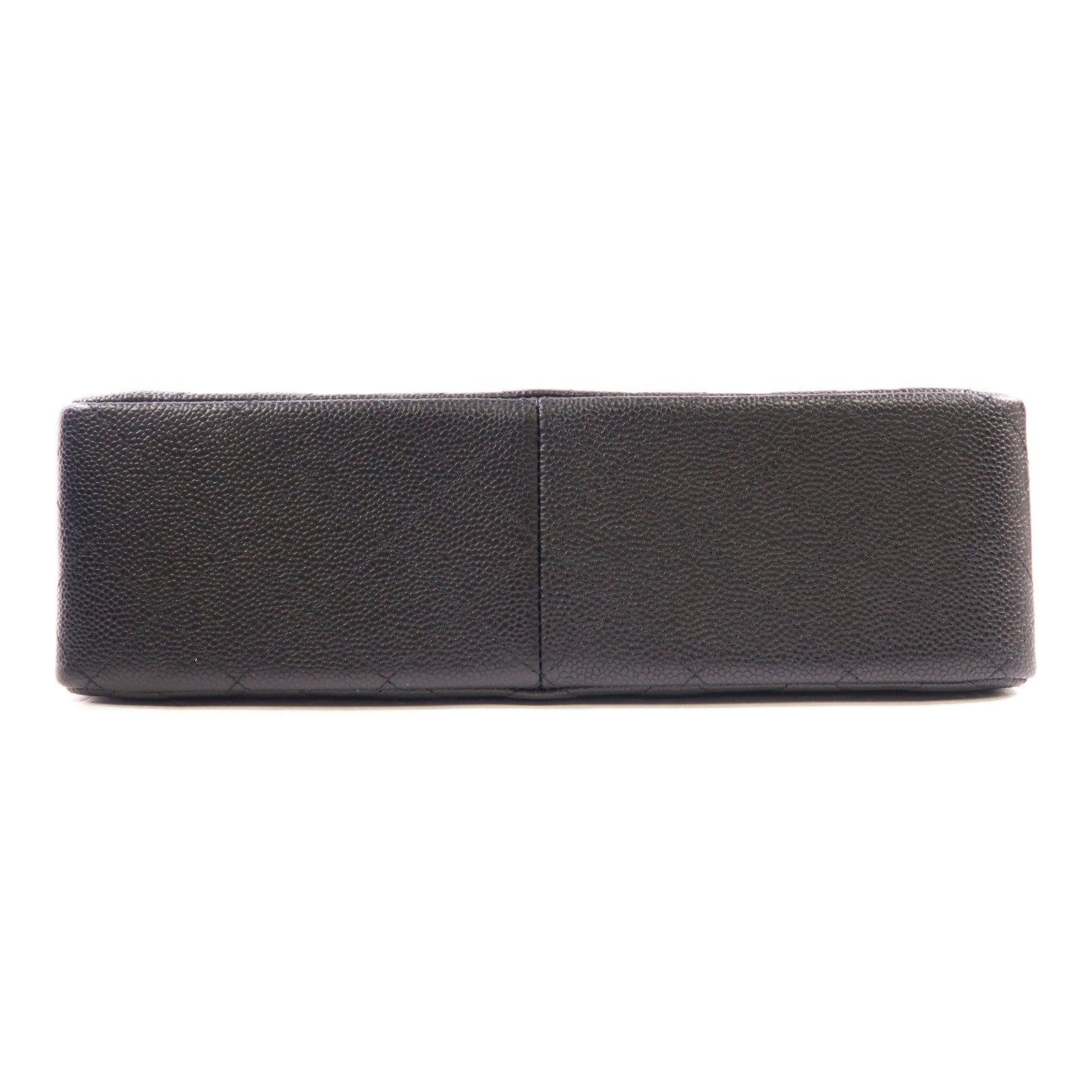 CHANEL 牛皮皮革Large Classic銀扣鏈帶肩背袋