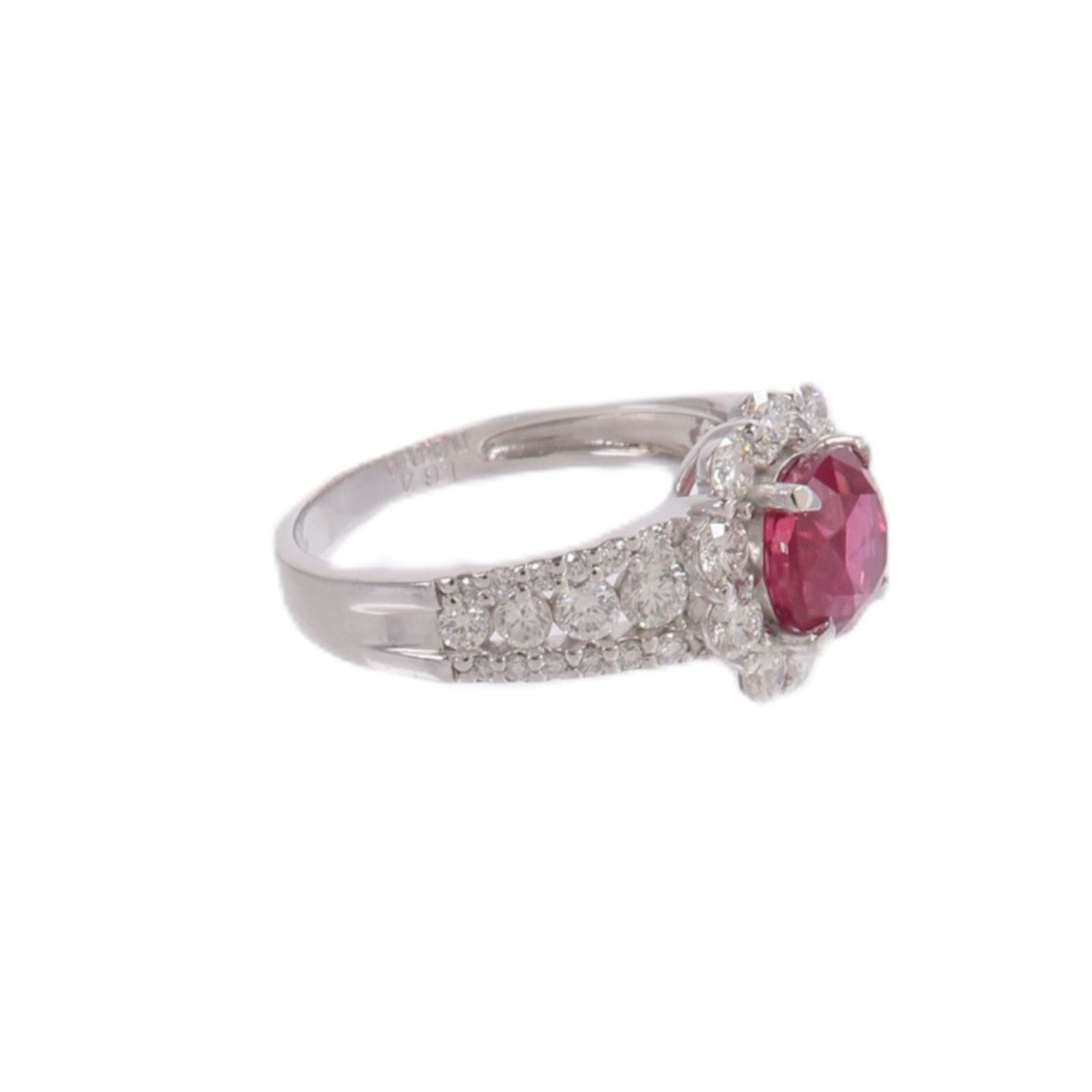 JEWELRY PT900鉑金Ruby Ring紅寶石戒指