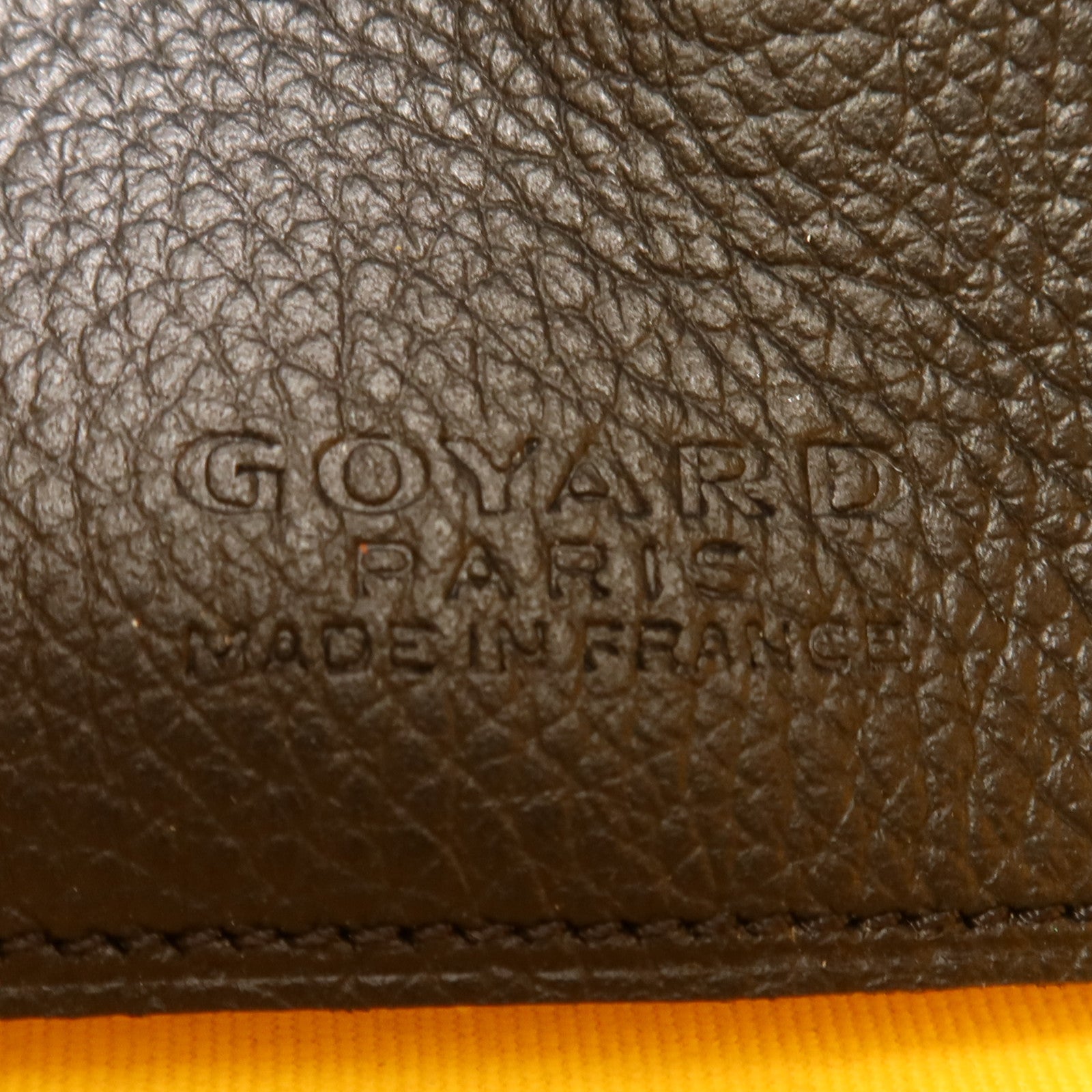 GOYARD 塗層帆布Pouch銀扣手拿包
