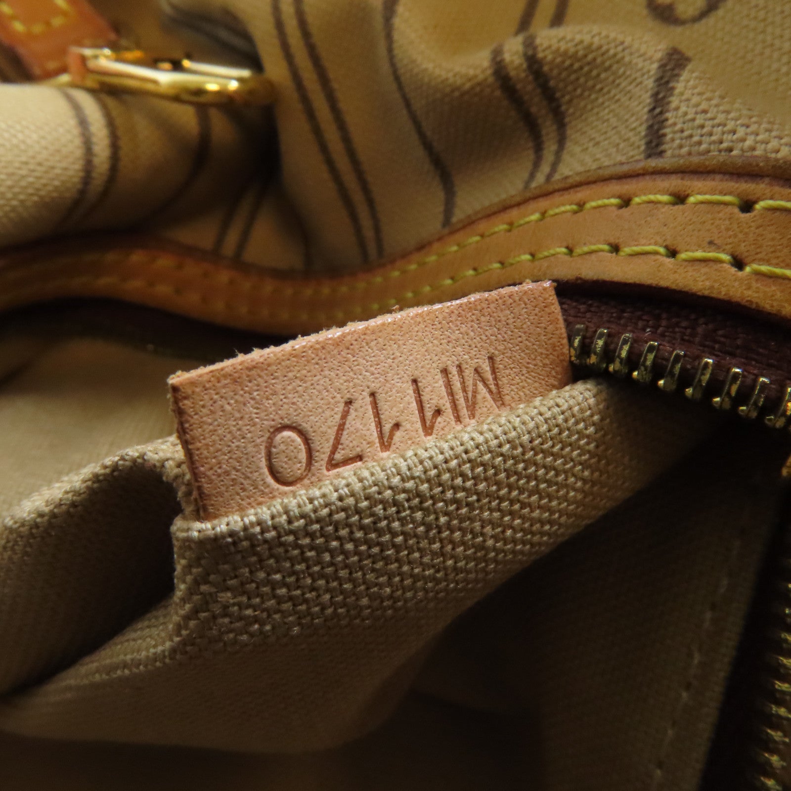 LOUIS VUITTON 【激減優惠】Monogram Deligtful MM金扣肩背袋啡色