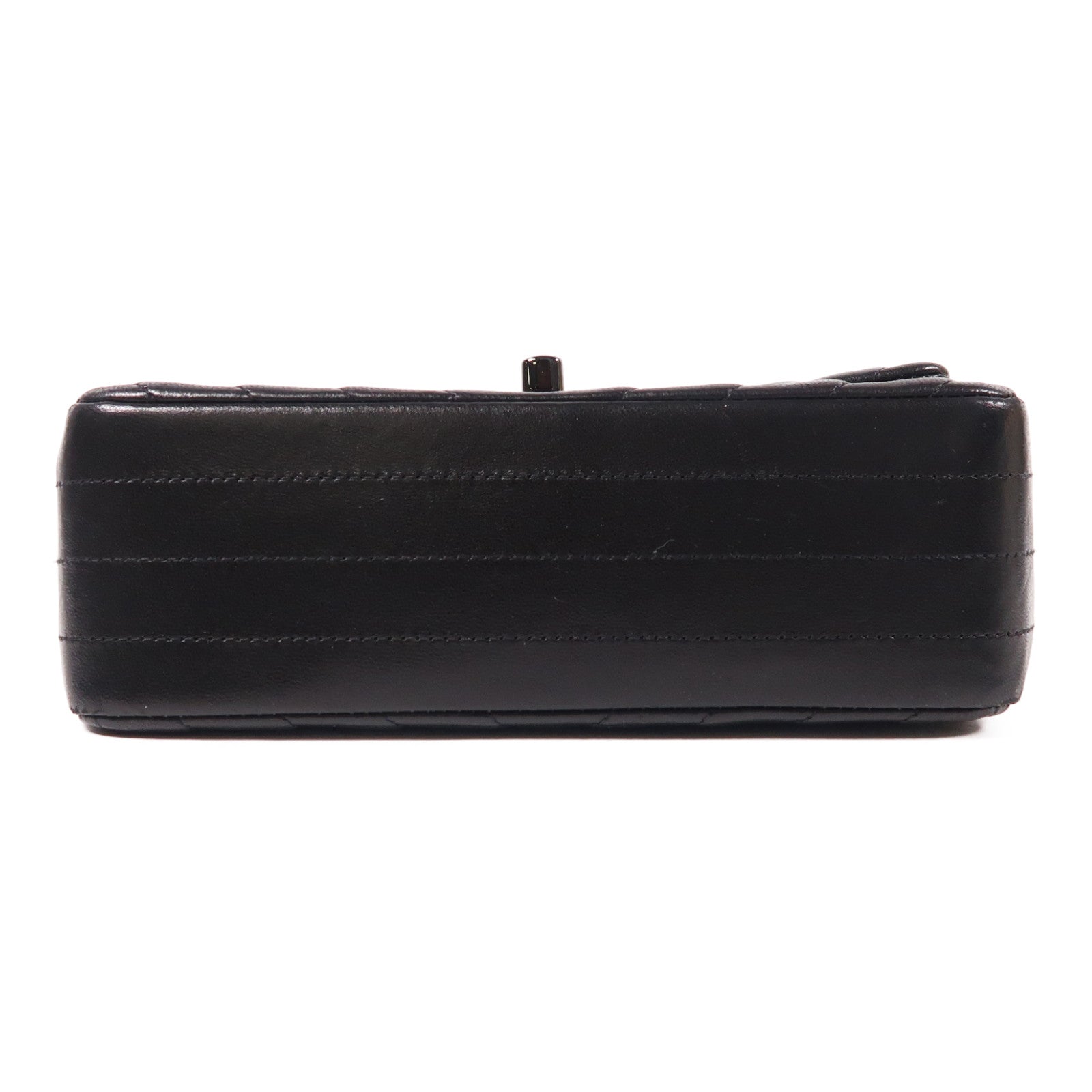 CHANEL 羊皮皮革Mini Classic 20鏈帶肩背袋黑色