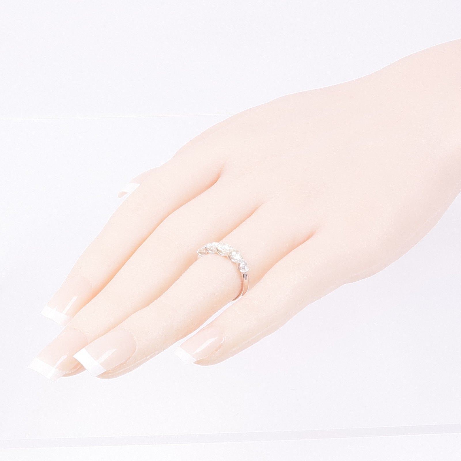JEWELRY PT900鉑金Diamond Ring鑽石戒指US#4.75
