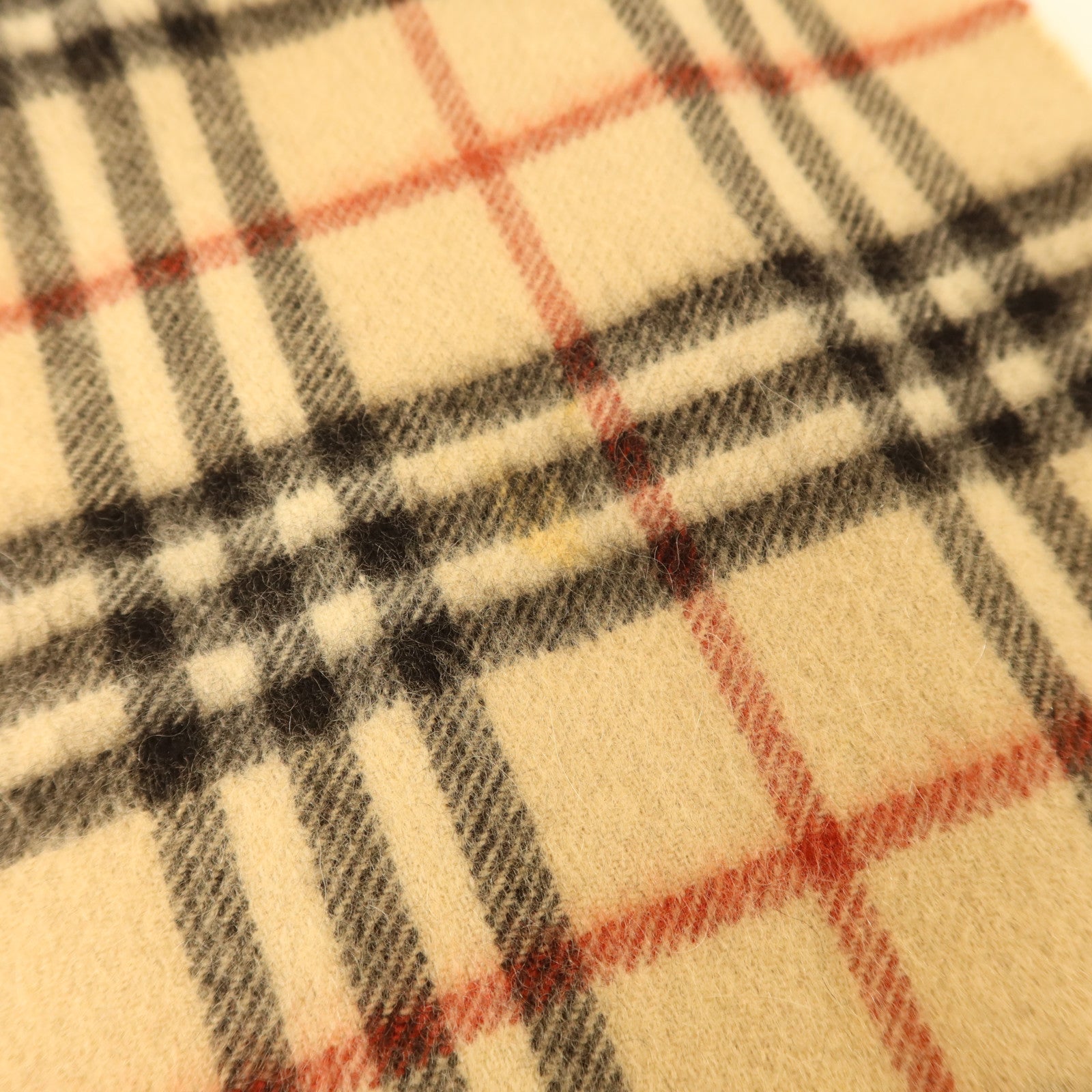 BURBERRY 羊絨Check Cashmere Scarf圍巾