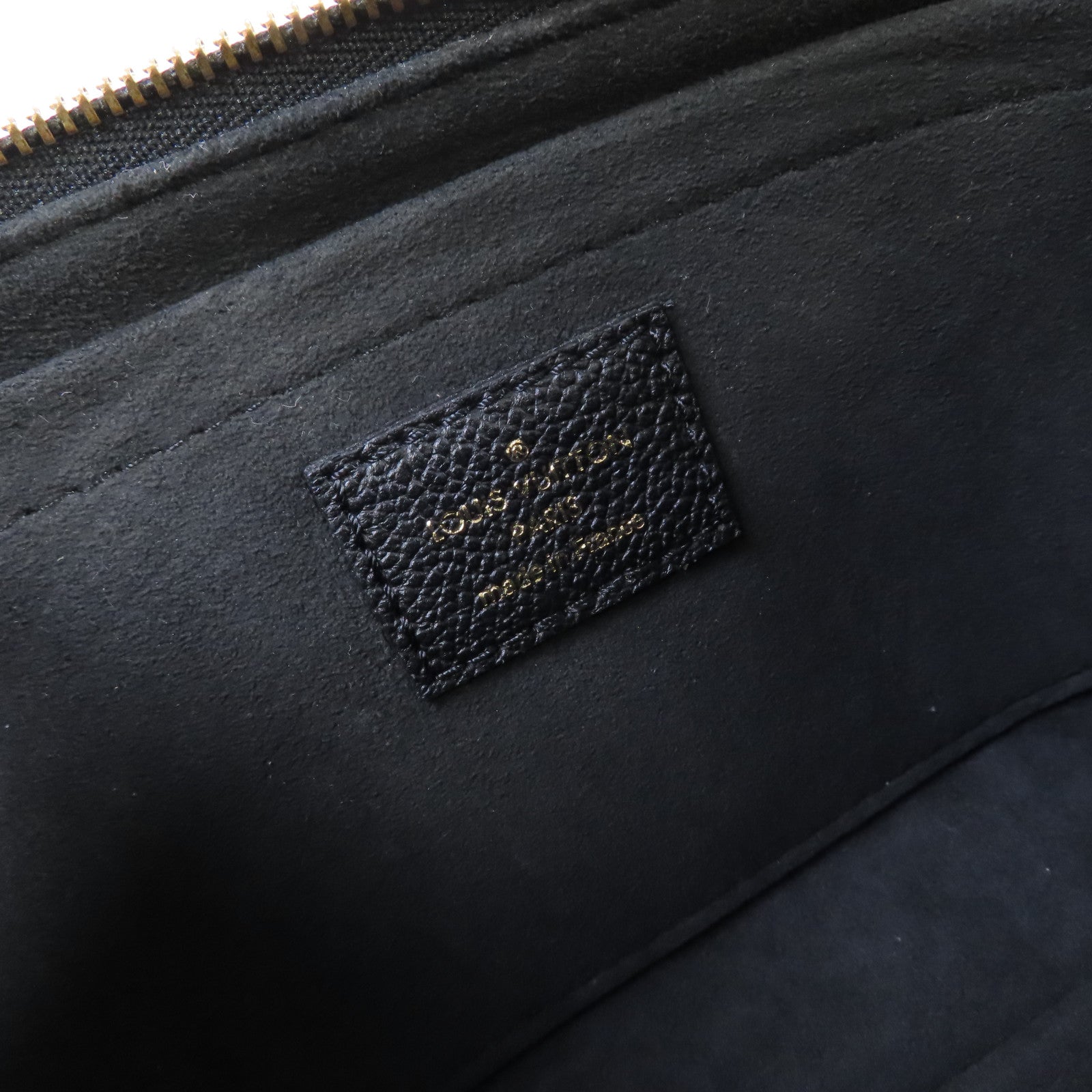 LOUIS VUITTON Monogram Empreinte Multi Pochette Accessoires Shoulder Bag金扣肩背袋黑色