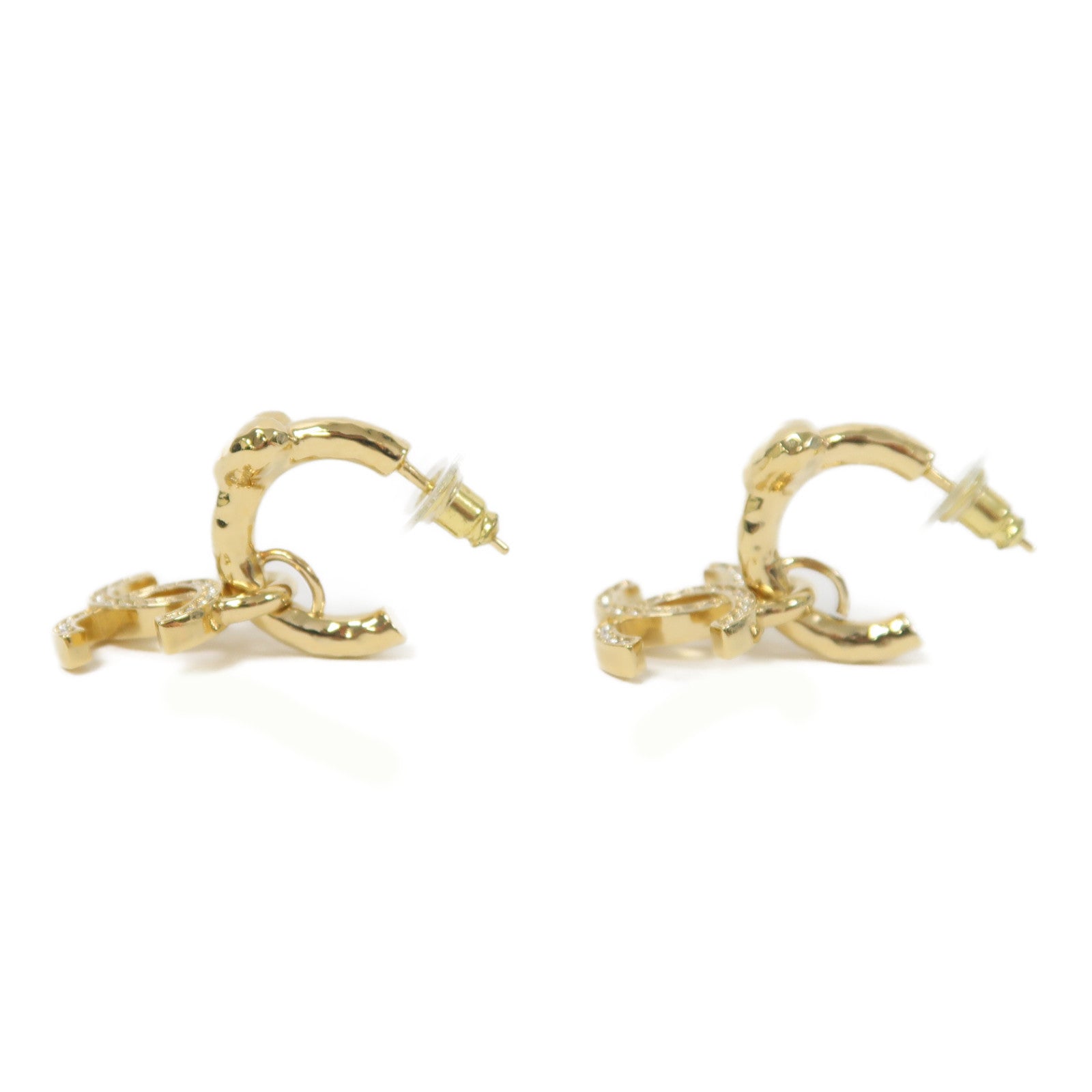 CHANEL 金屬Earrings耳環金色