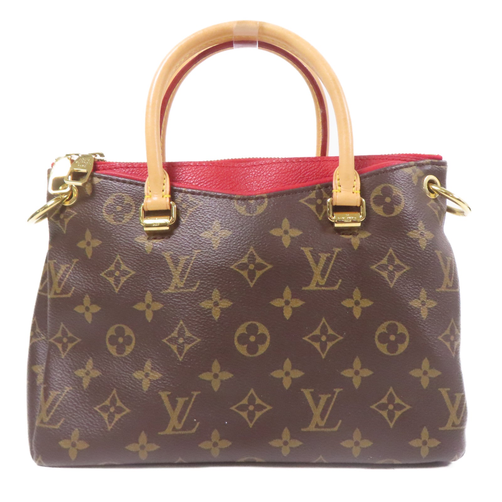 LOUIS VUITTON Monogram Pallas金扣手挽袋