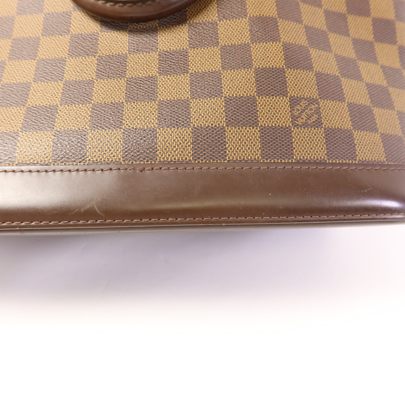 LOUIS VUITTON Damier Alma金扣手挽袋