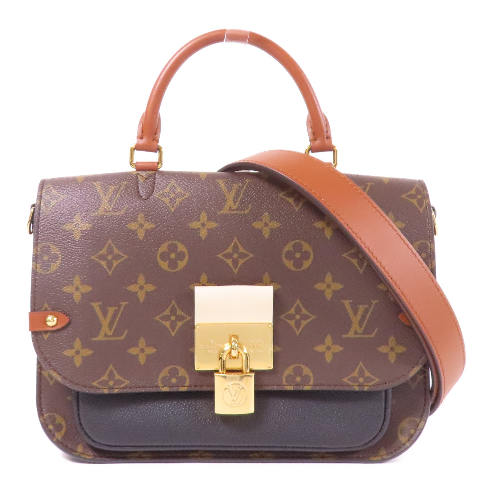 LOUIS VUITTON Monogram Vanguard金扣手挽肩背兩用袋