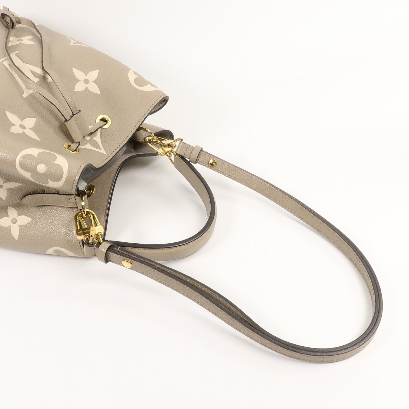 LOUIS VUITTON Monogram Empreinte Neo Noe MM手挽肩背兩用袋