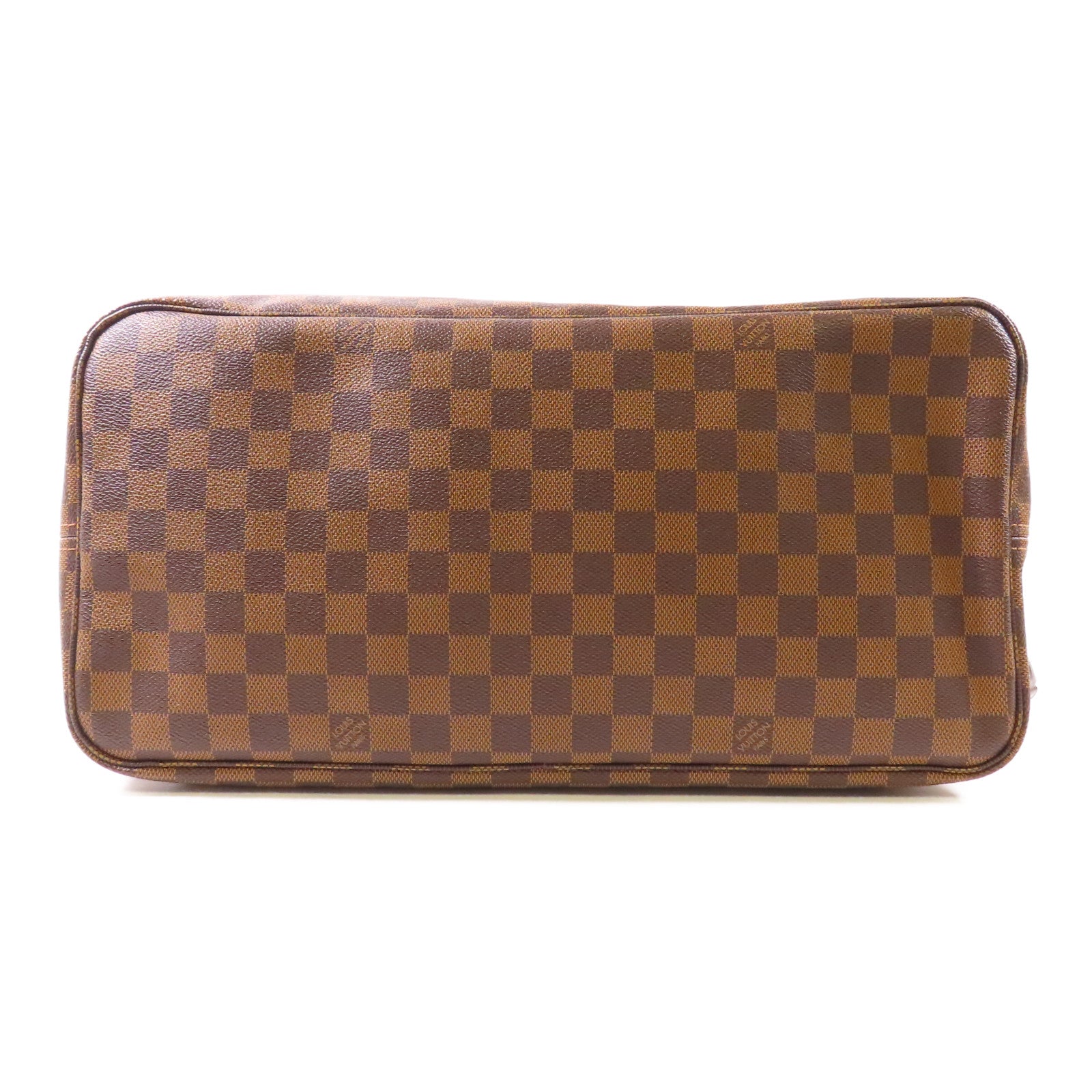 LOUIS VUITTON Damier Neverfull金扣肩背袋