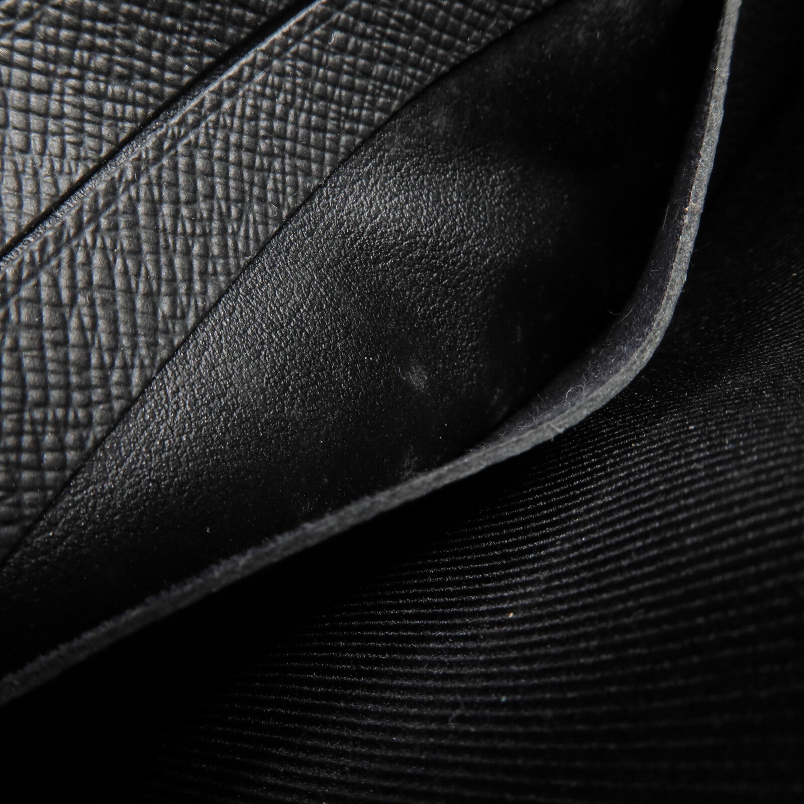 LOUIS VUITTON Monogram Eclipse Pochette Discovery PM銀扣手拿包