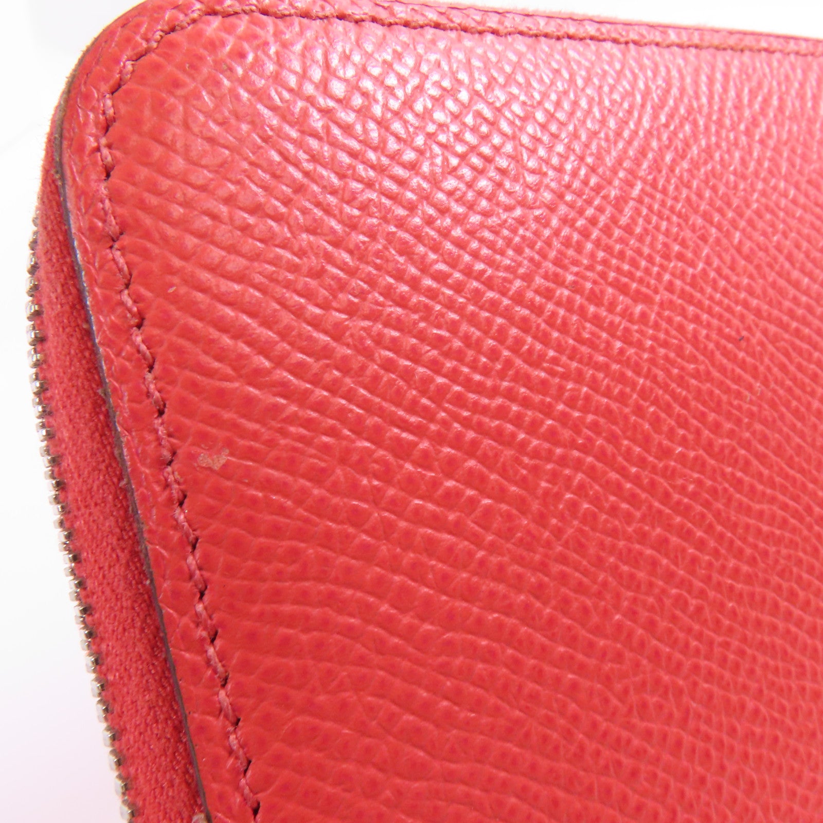 HERMES Epsom皮革Azap Silk In Long Wallet銀扣長錢包T5 Rose Jaipur