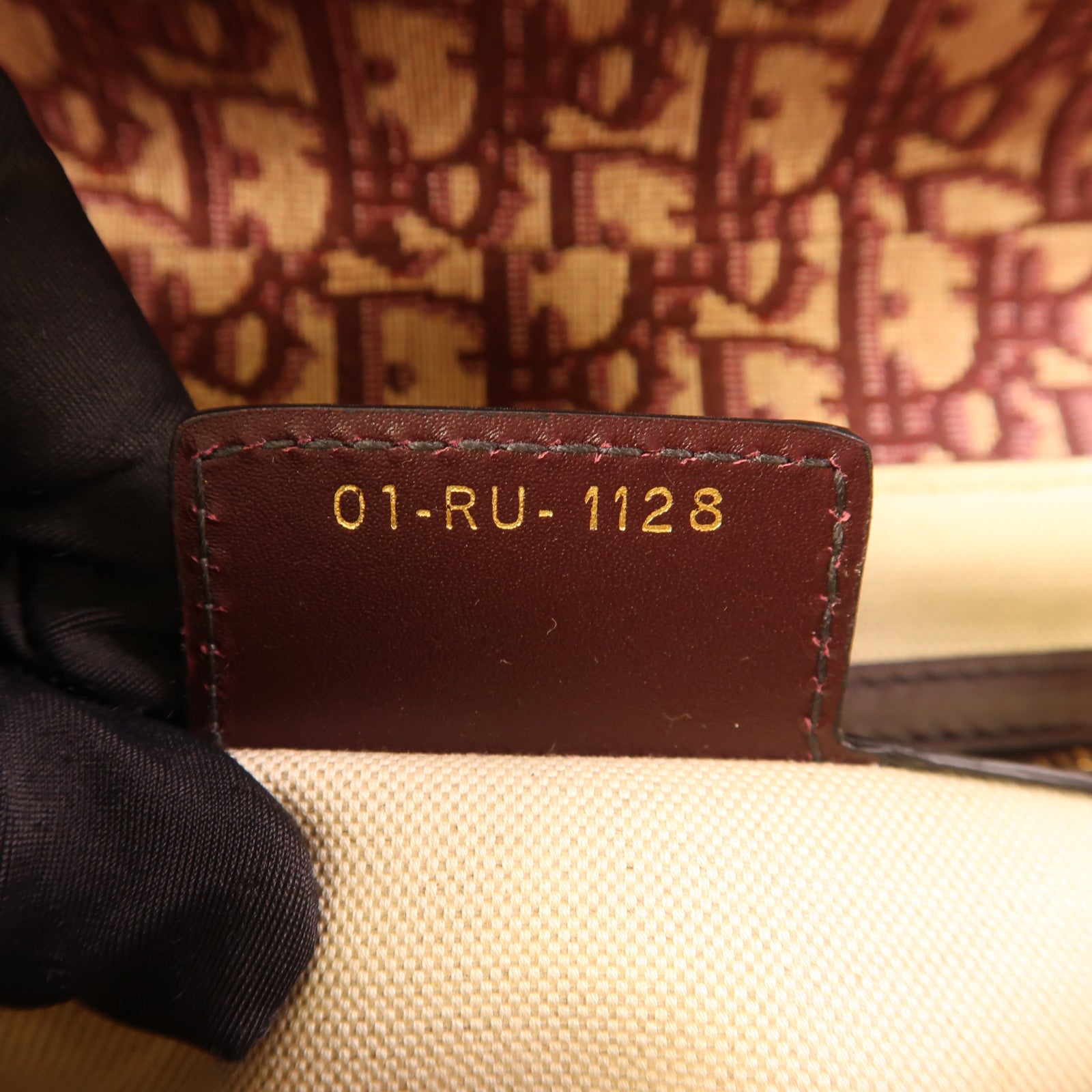 Dior 帆布Saddle Bag金扣肩背袋