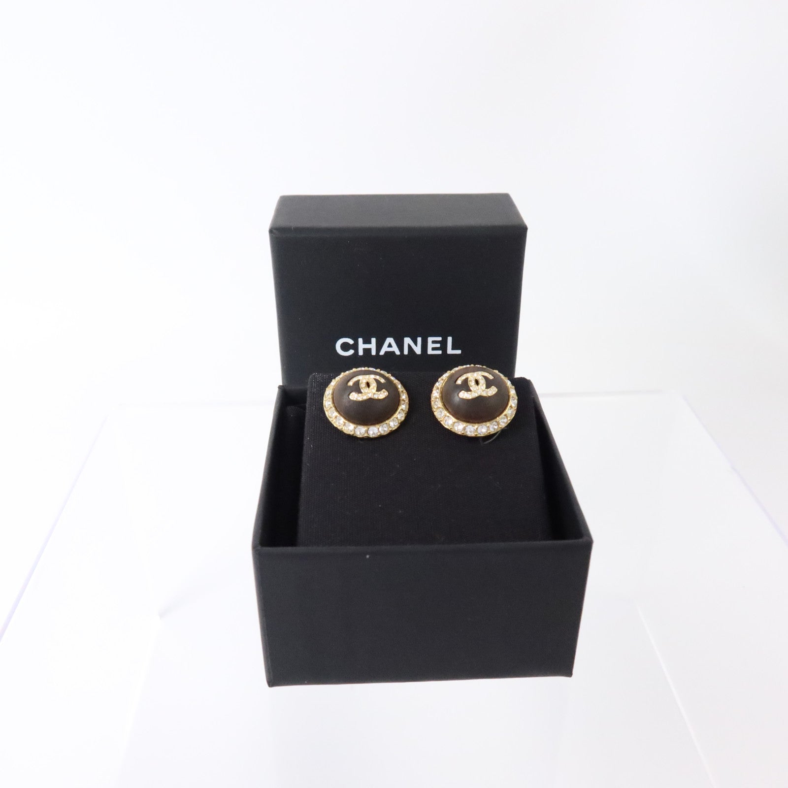 CHANEL 金屬/PVC Earrings耳環
