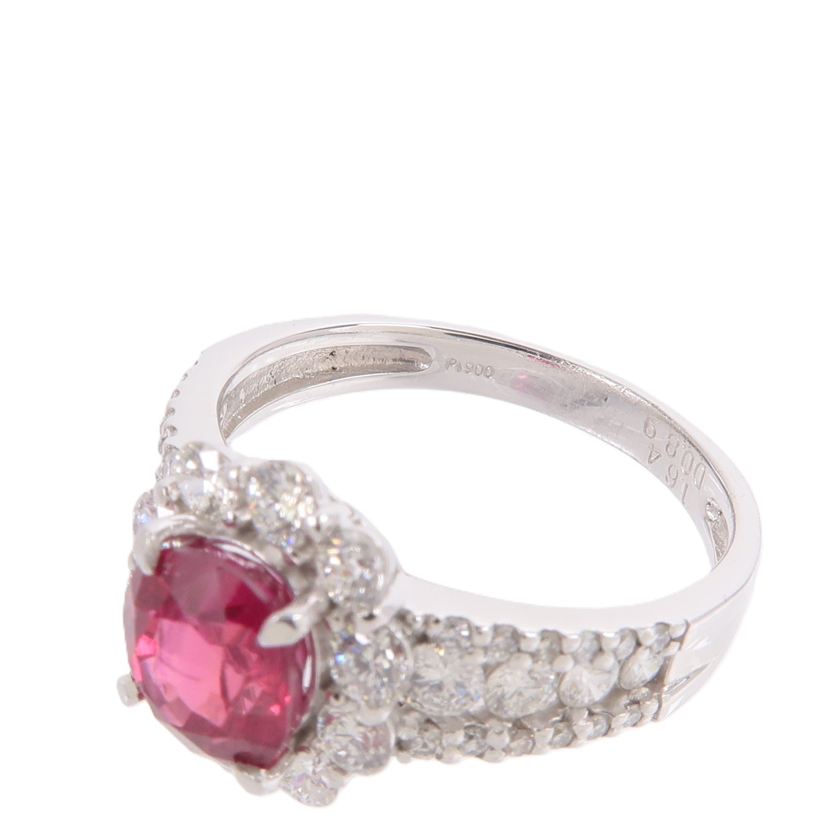 JEWELRY PT900鉑金Ruby Ring紅寶石戒指
