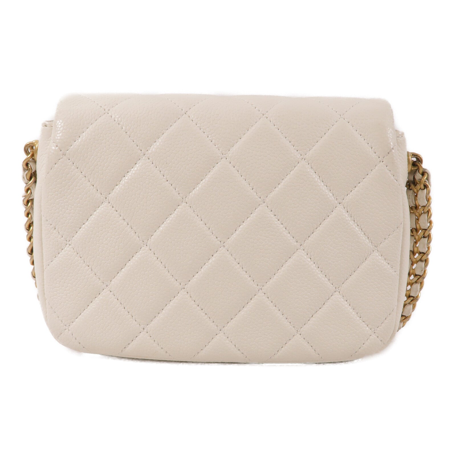 CHANEL 牛皮皮革Shoulder Bag鏈帶肩背袋