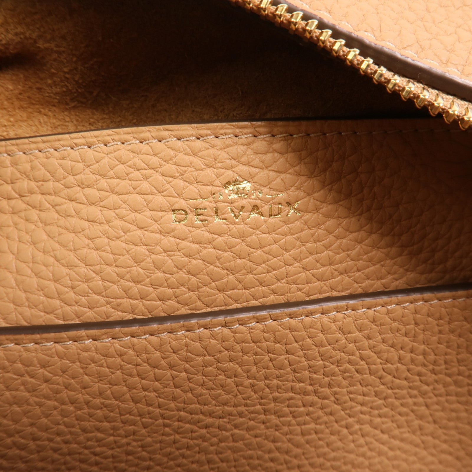 Delvaux 牛皮皮革Cool Box MM金扣手挽肩背兩用袋