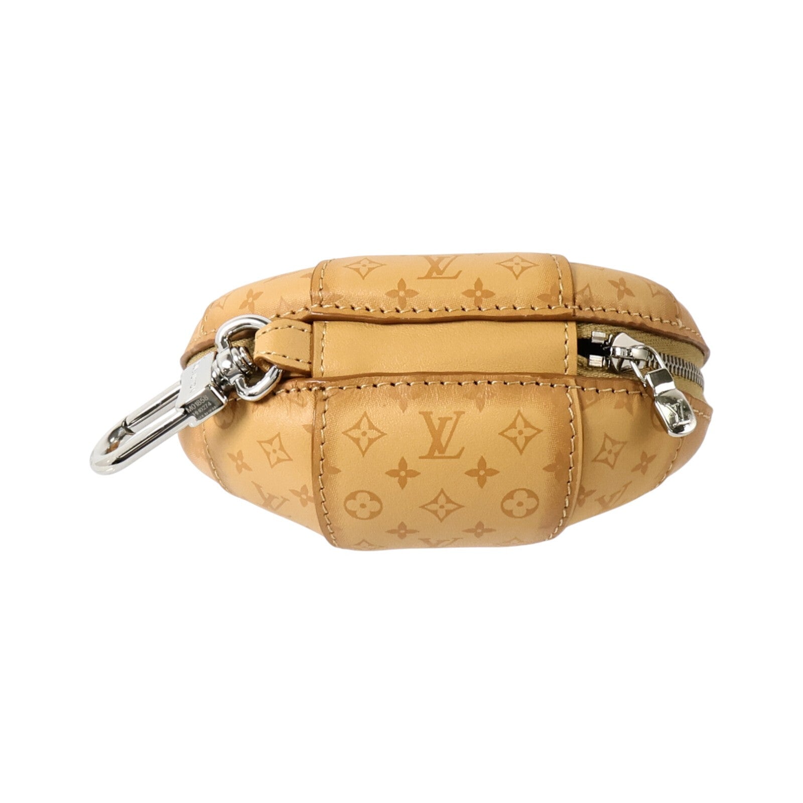 LOUIS VUITTON Monogram Gradient Croissant Key Charm銀扣鎖匙掛飾