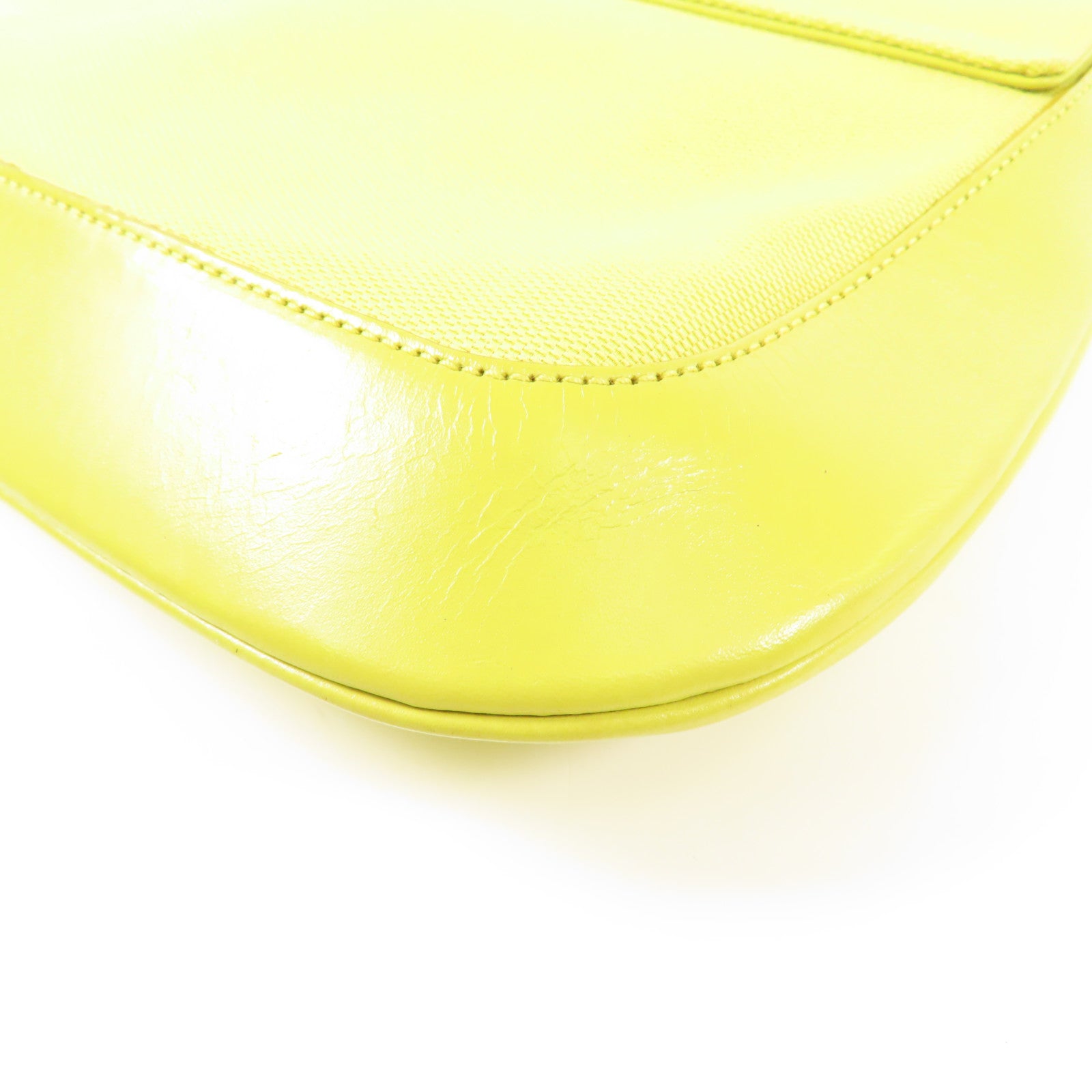 GUCCI GG SHW Shoulder Bag Canvas/Leather 0013820 Yellow