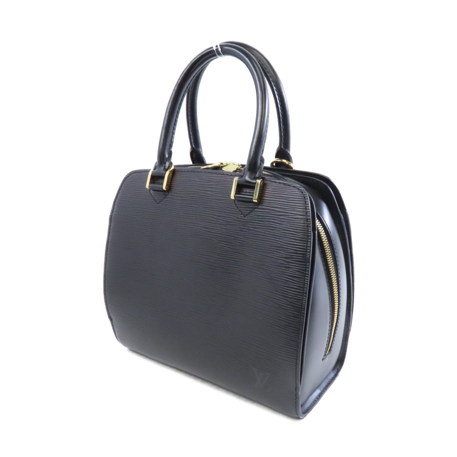 LOUIS VUITTON Epi Pont Neuf金扣手挽袋黑色