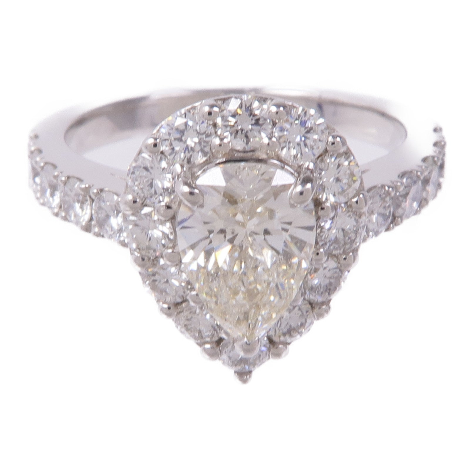 JEWELRY PT900鉑金Diamond Ring鑽石戒指US#6.75