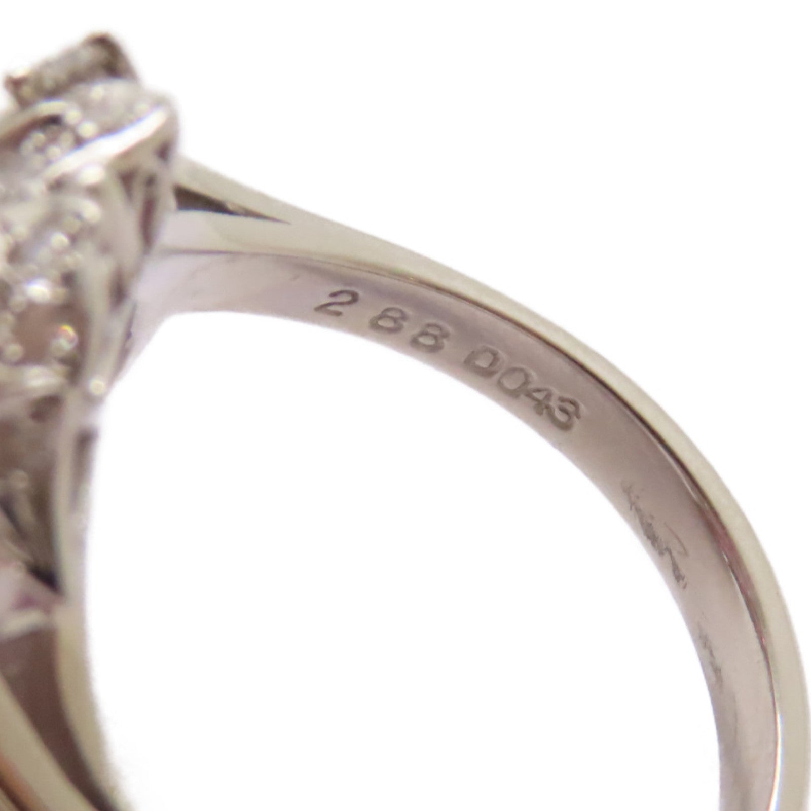 JEWELRY 【激減優惠】PT900鉑金/2.88ct粉紅藍寶石/0.43ct鑚石Pink Sapphire Ring戒指US#6.5
