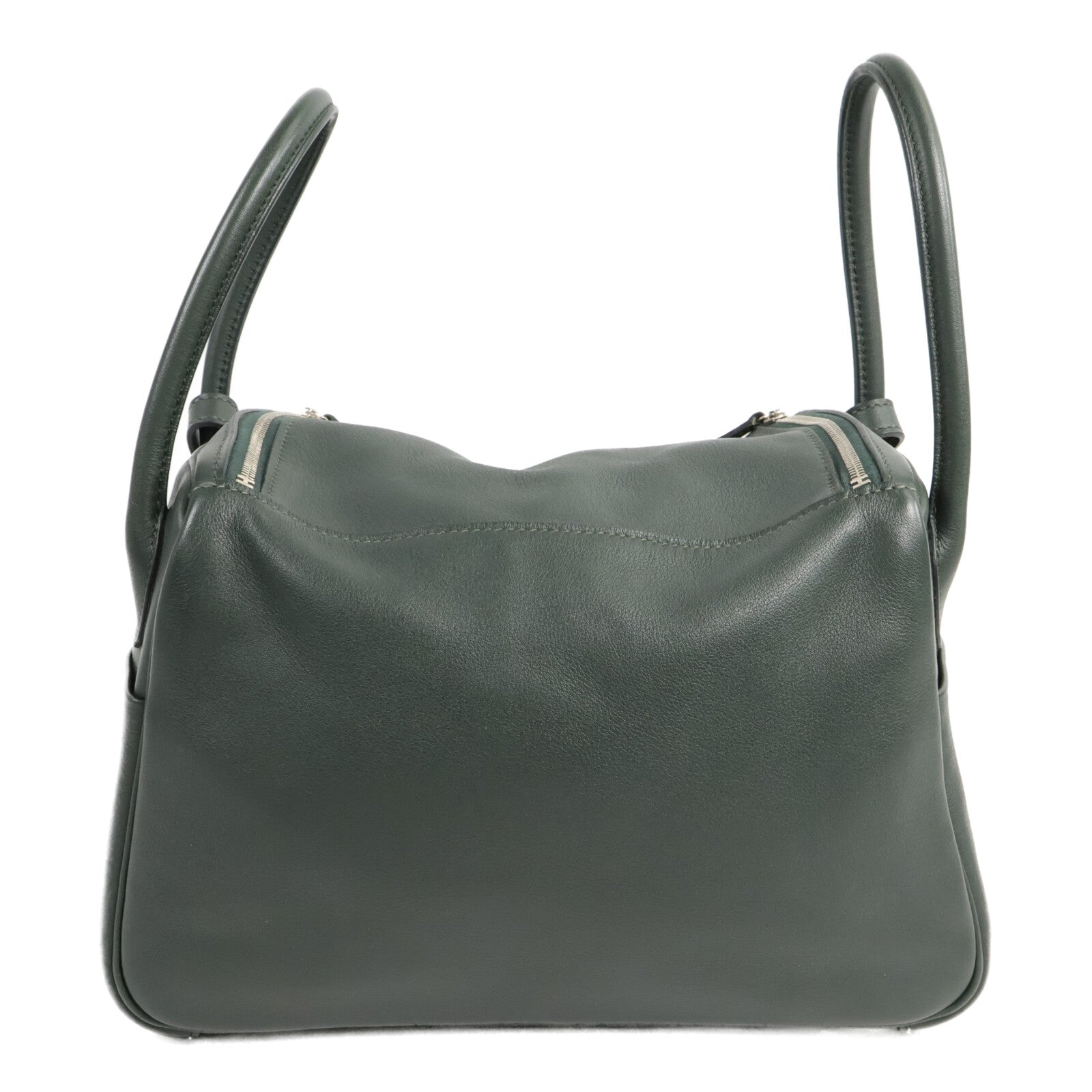 HERMES Swift皮革Lindy 26手挽肩背兩用袋Vert Cypres