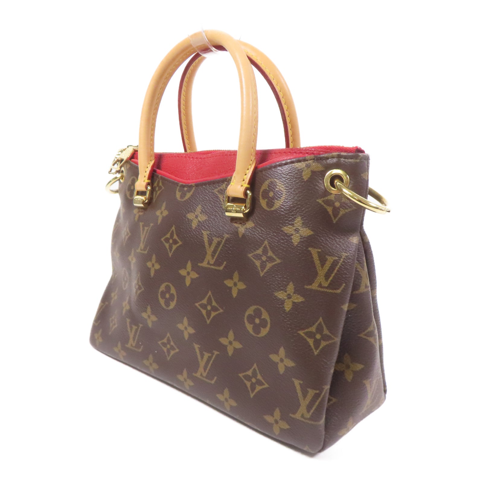 LOUIS VUITTON Monogram Pallas金扣手挽袋