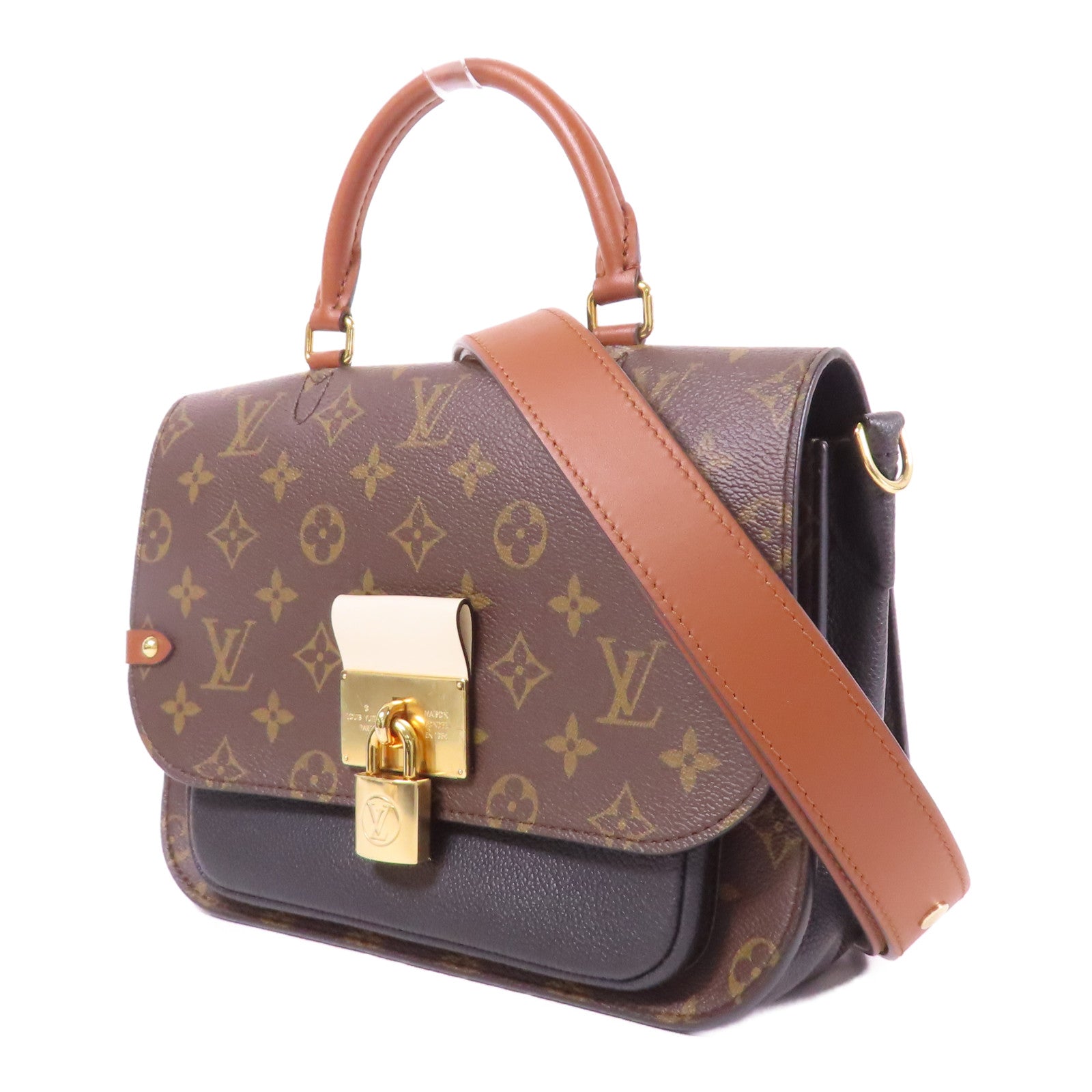 LOUIS VUITTON Monogram Vanguard金扣手挽肩背兩用袋