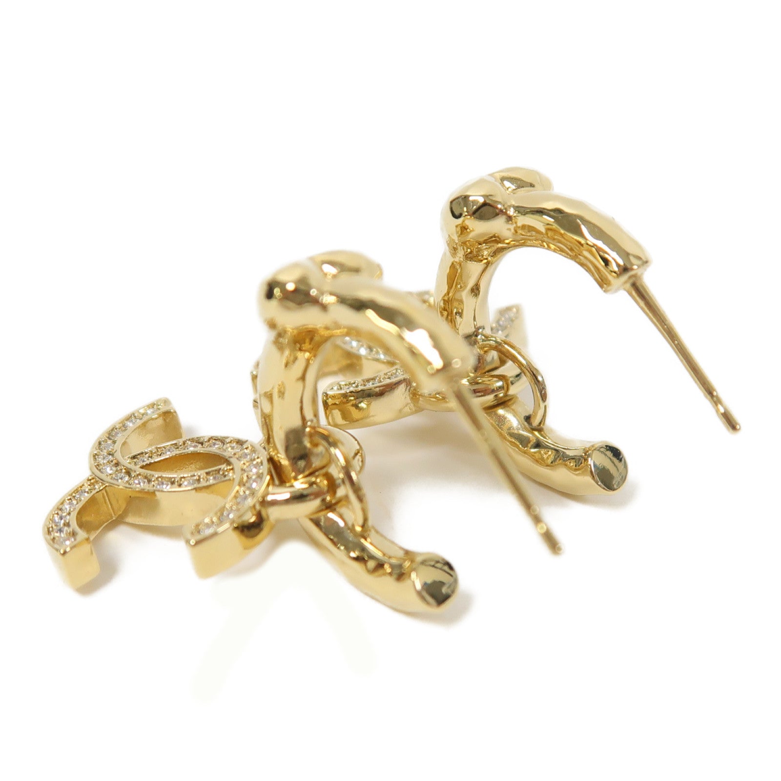 CHANEL 金屬Earrings耳環金色