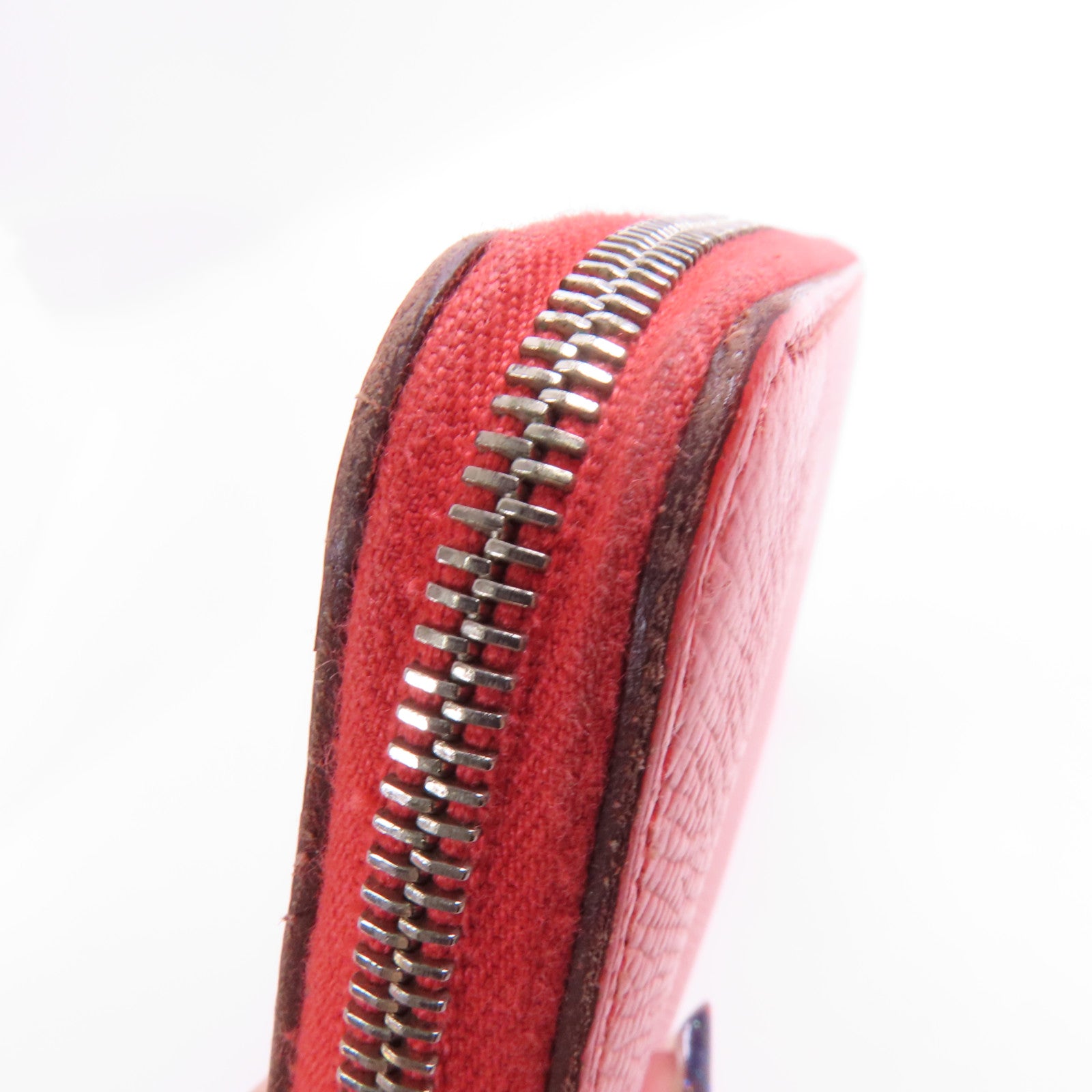 HERMES Epsom皮革Azap Silk In Long Wallet銀扣長錢包T5 Rose Jaipur