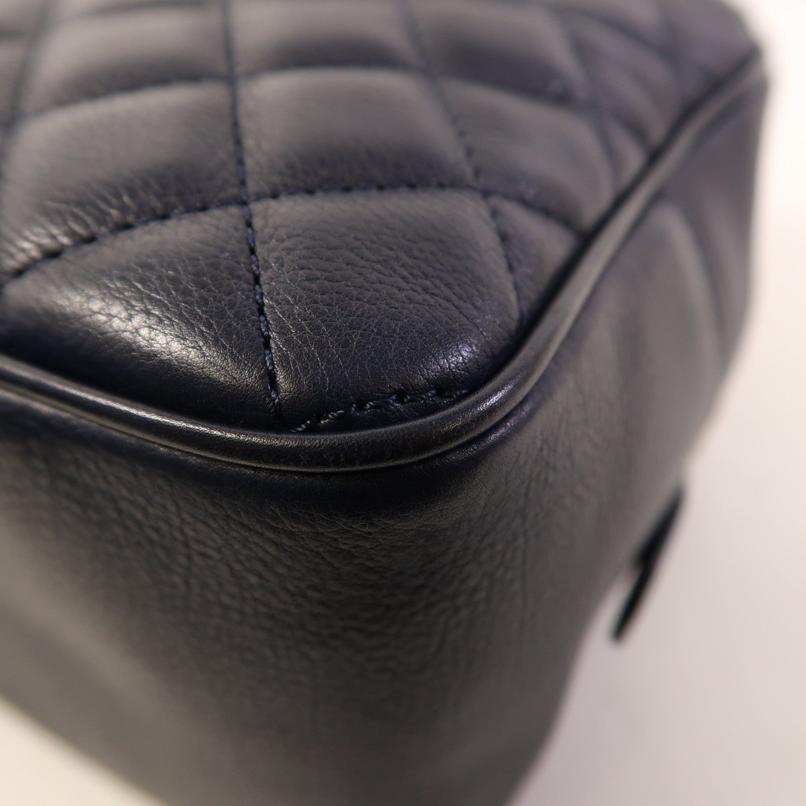 CHANEL 牛皮皮革2 Way Shoulder金扣手挽肩背兩用袋