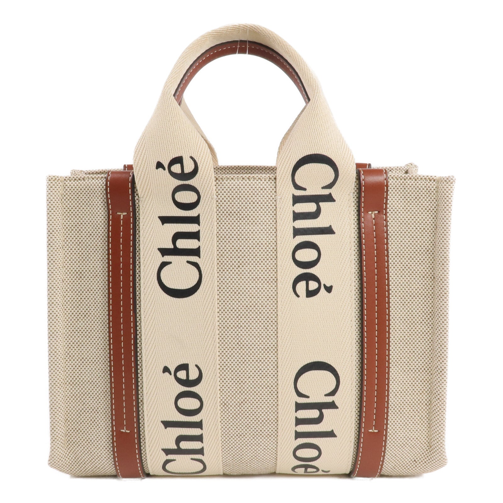 Chloe 帆布Woody Small Tote Bag手挽袋