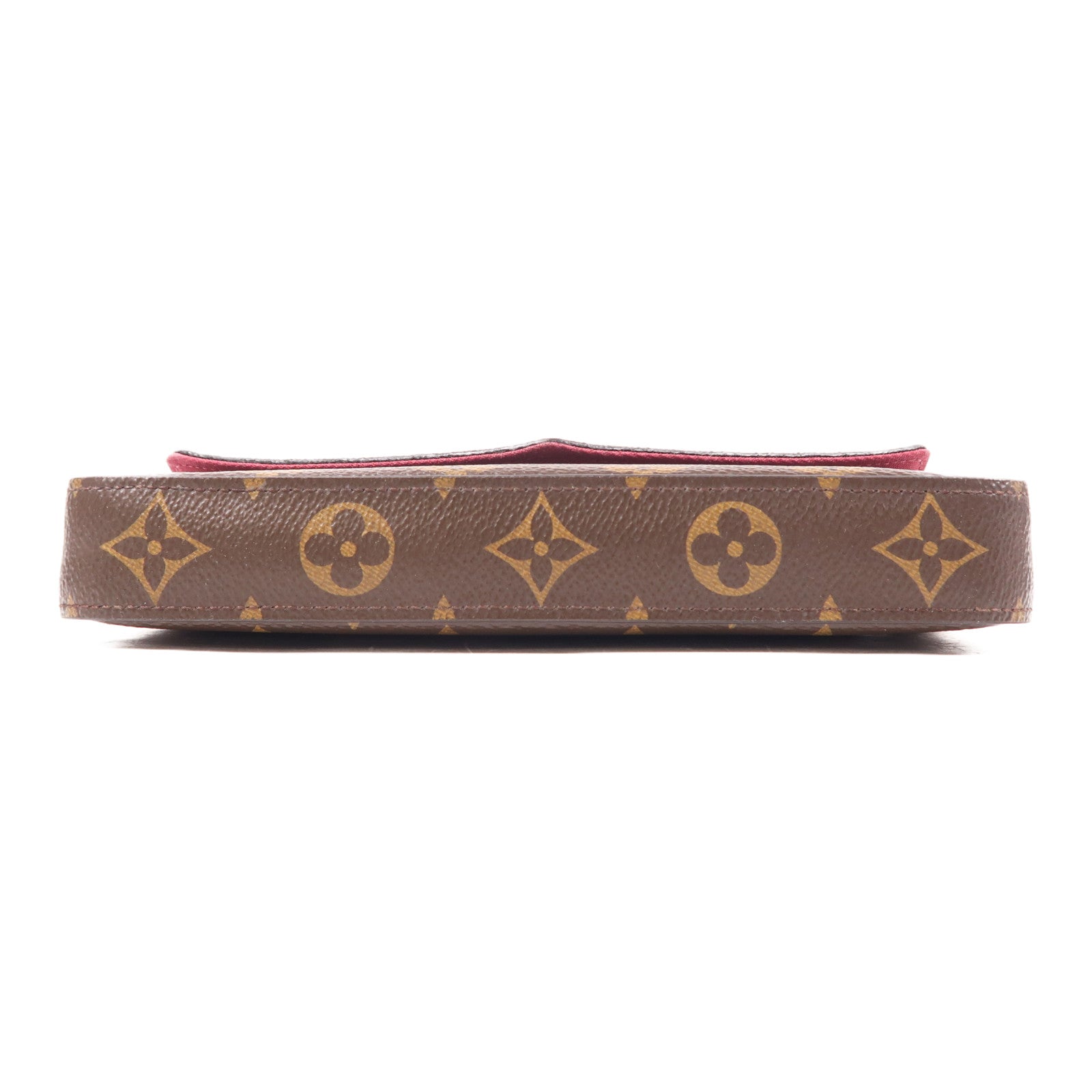 LOUIS VUITTON Monogram Pochette Felicie金扣鏈帶肩背袋