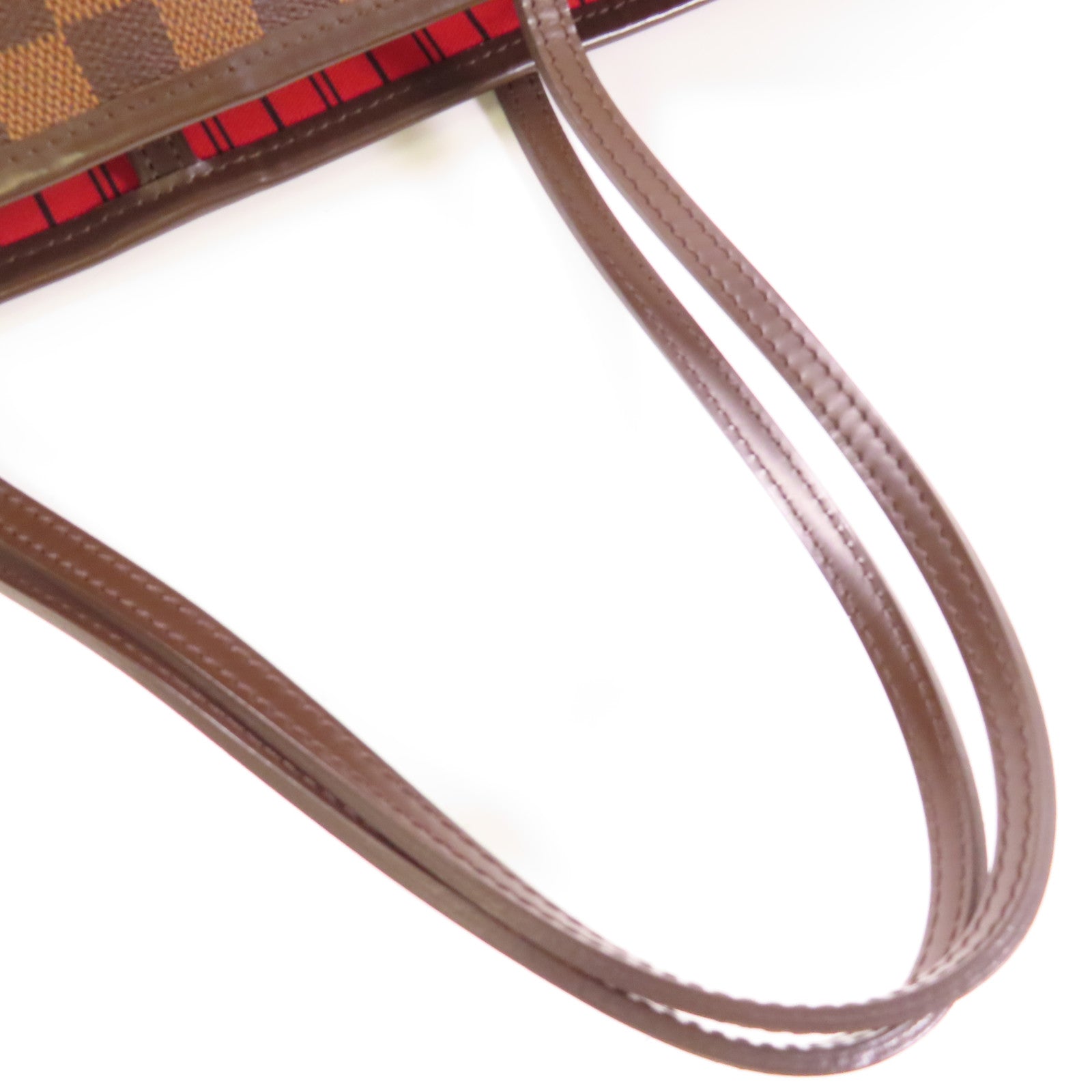 LOUIS VUITTON Damier Neverfull金扣肩背袋