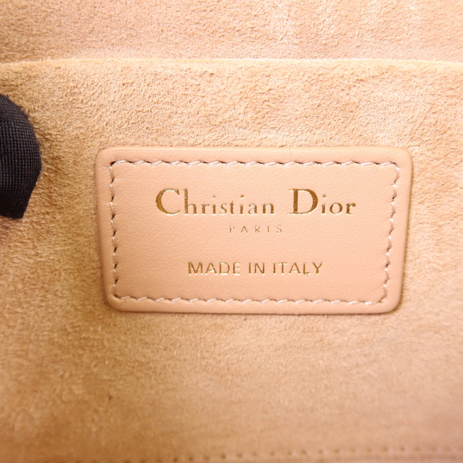 Dior 牛皮皮革Travel Vanity Case金扣手挽肩背兩用袋