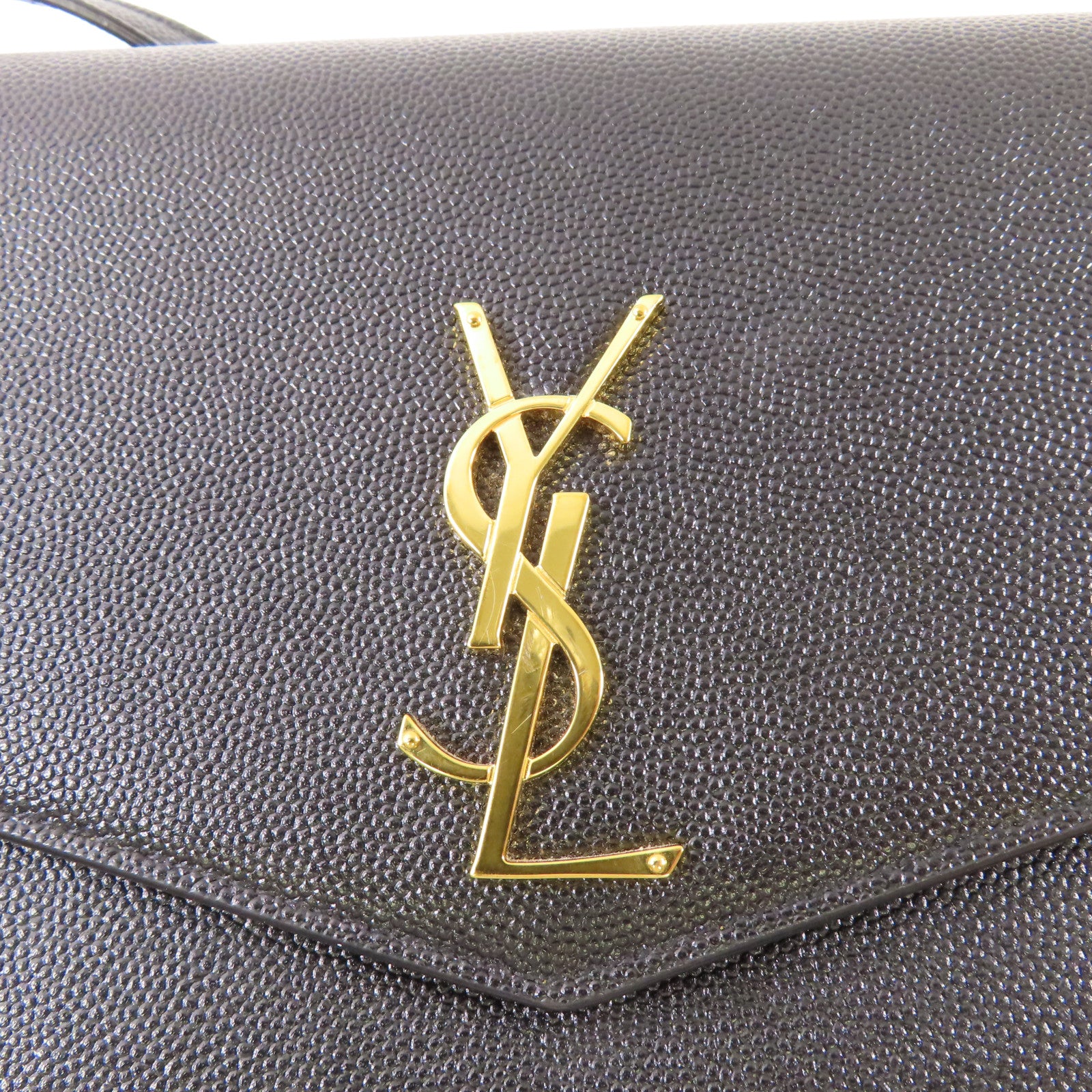 YVES SAINT LAURENT 牛皮皮革Shoulder Bag金扣肩背袋