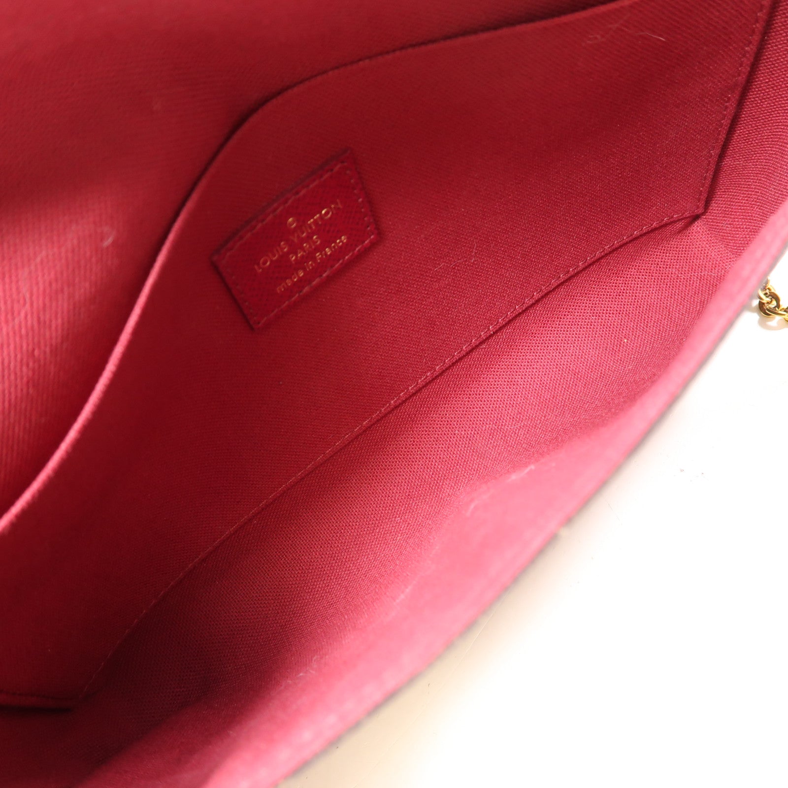 LOUIS VUITTON Monogram Pochette Felicie金扣鏈帶肩背袋